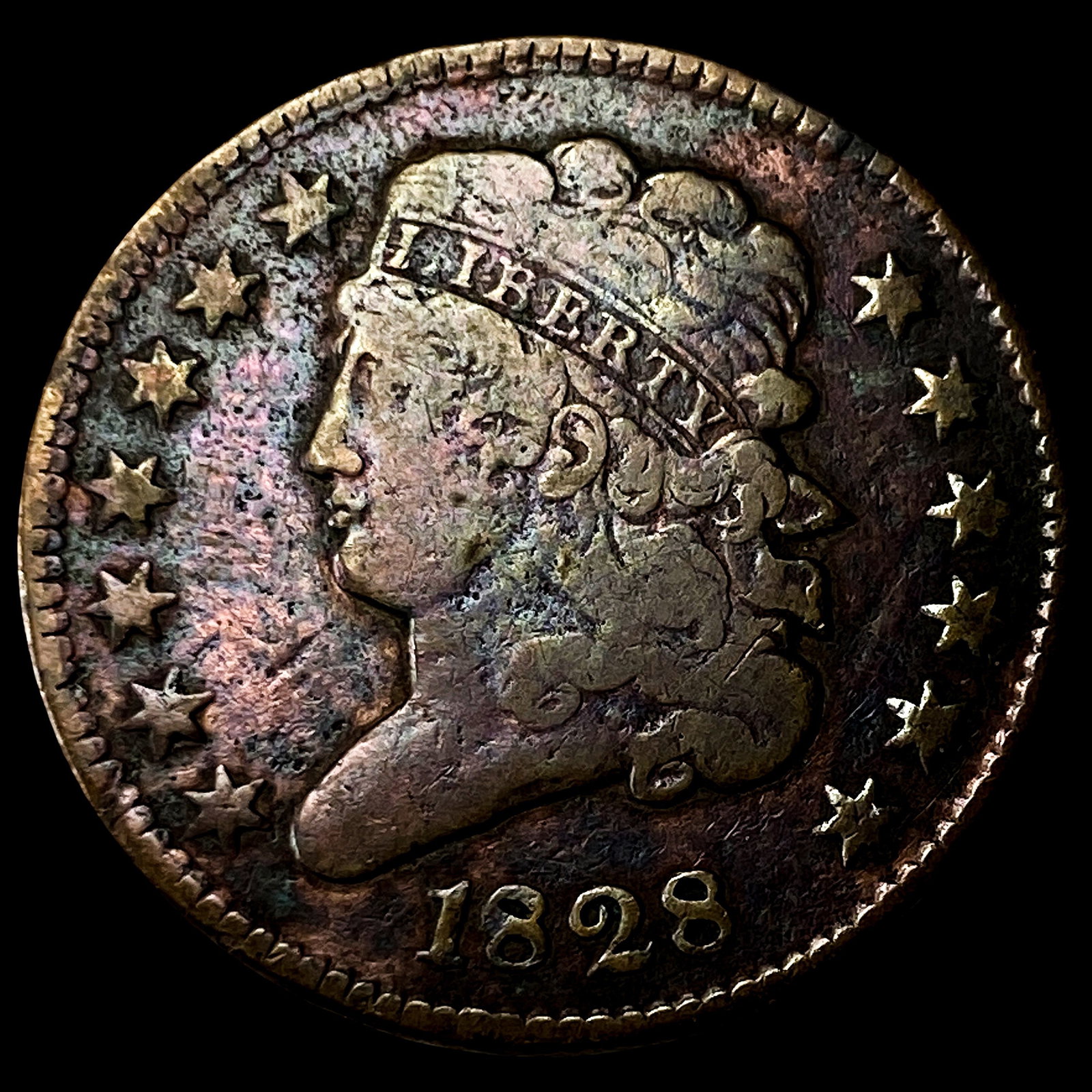 1828 Classic Head Half Cent LIGHTLY CIRCULATED (1 of 2)