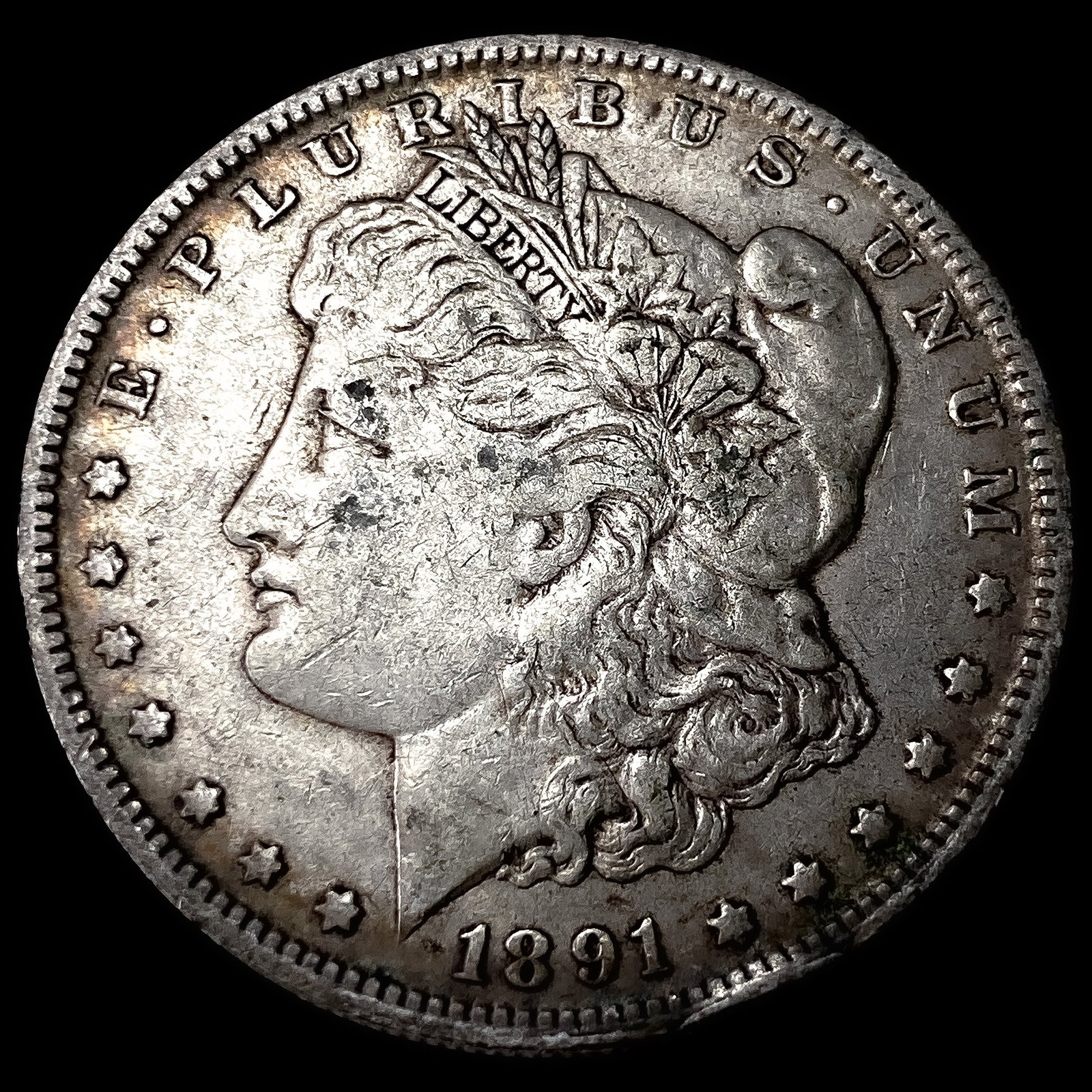 1891-O Silver Morgan Dollar NEARLY UNCIRCULATED: 1891-O Silver Morgan Dollar NEARLY UNCIRCULATED