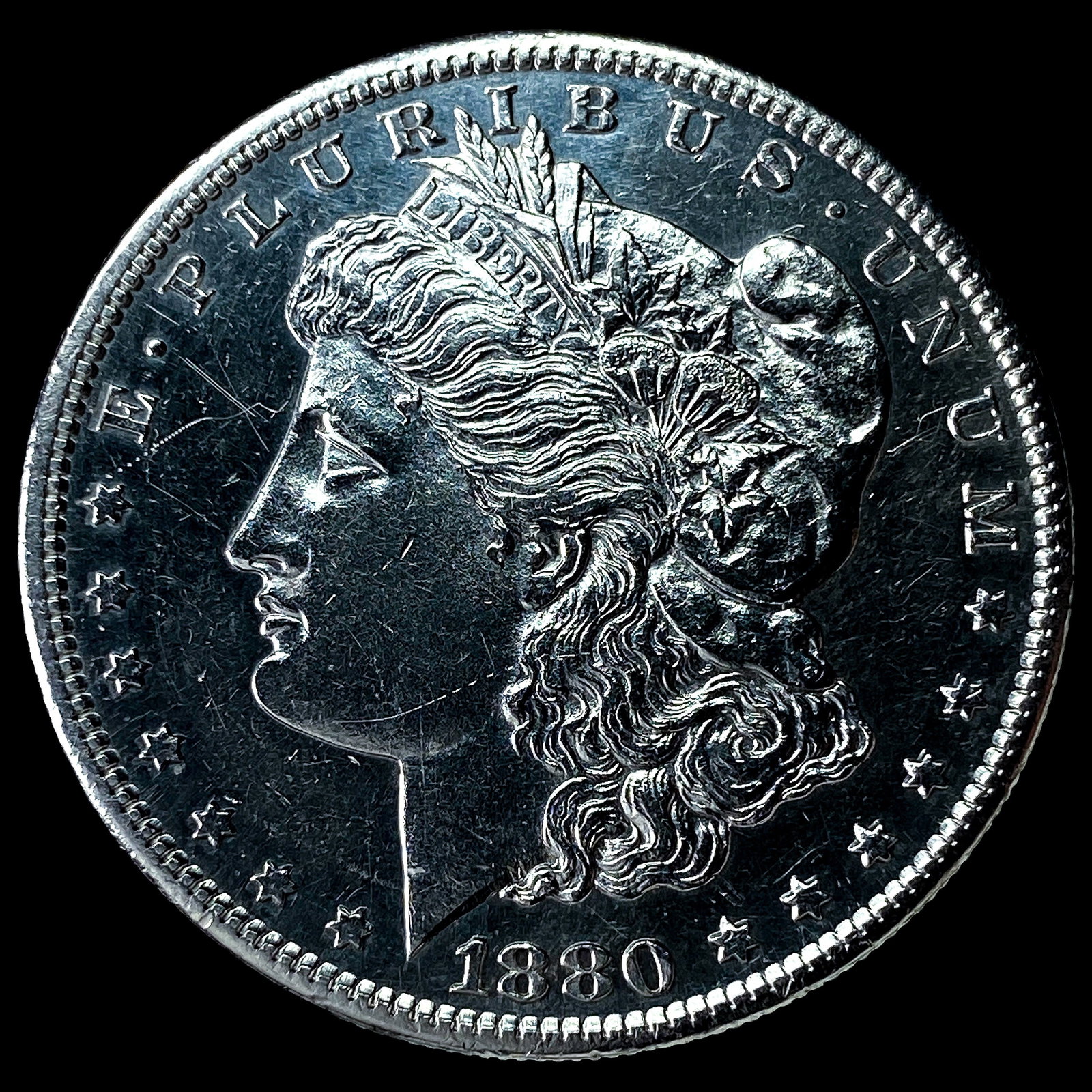 1880-S Silver Morgan Dollar CHOICE BU: 1880-S Silver Morgan Dollar CHOICE BU