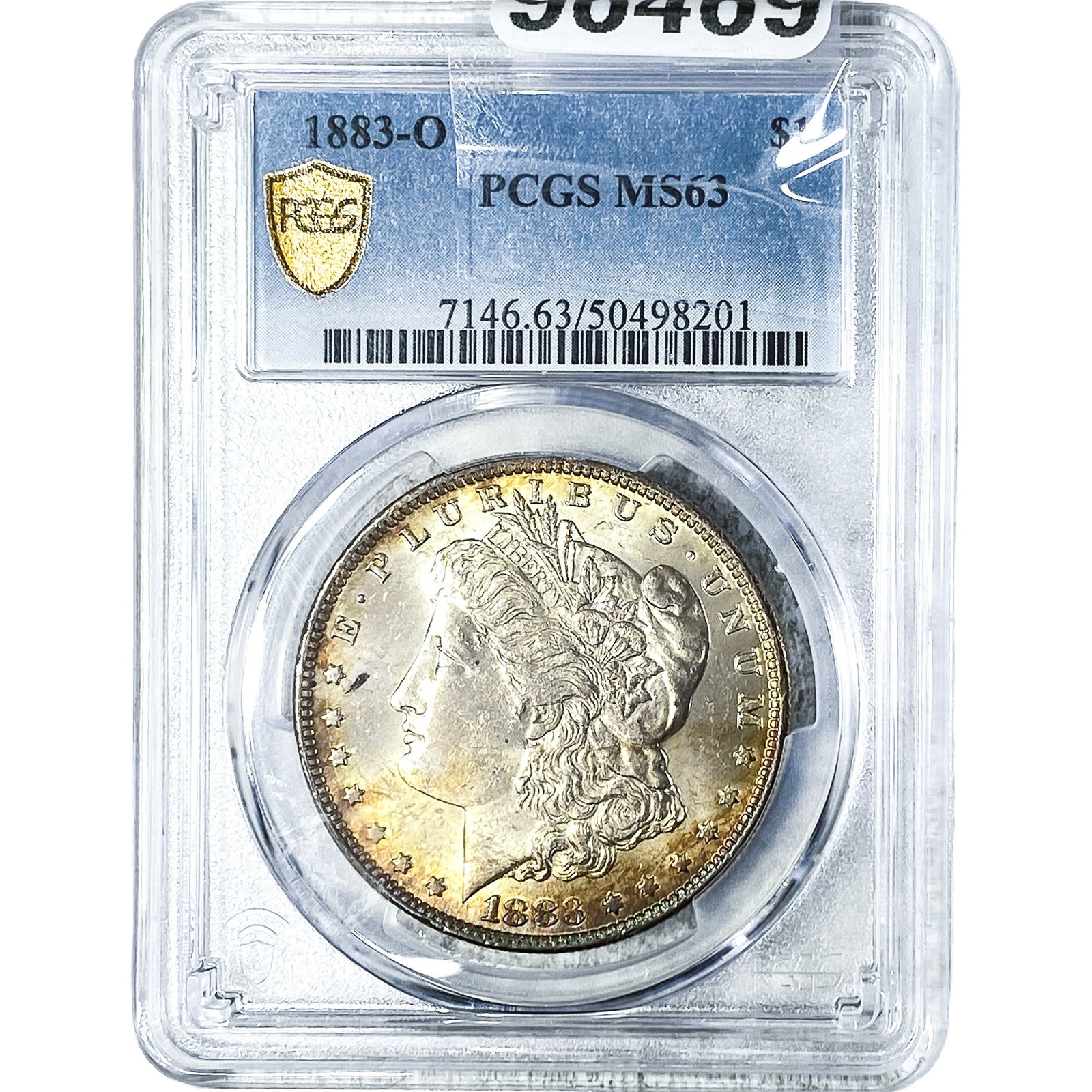 1883-O Morgan Silver Dollar PCGS MS63: 1883-O Morgan Silver Dollar PCGS MS63