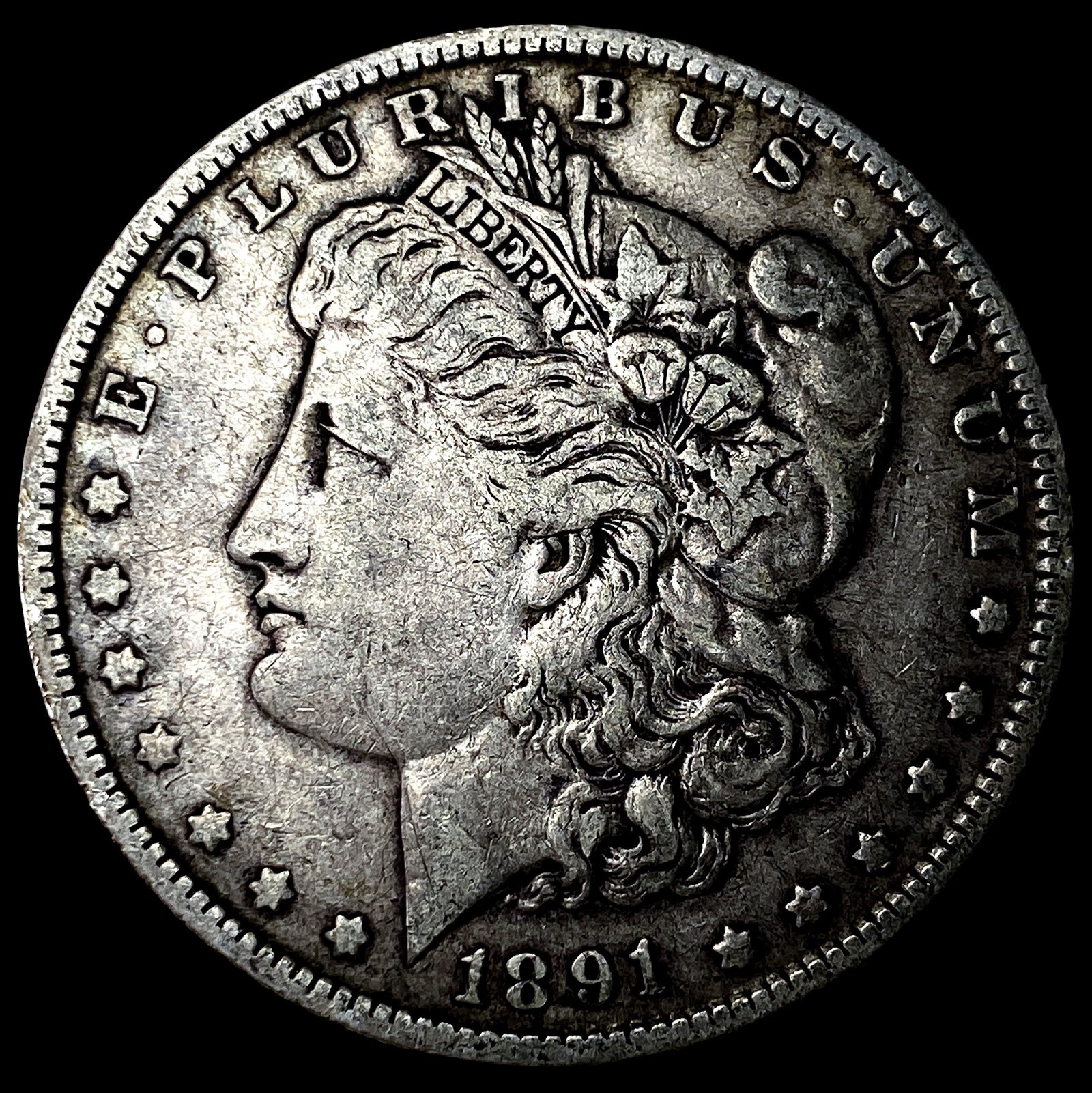 1891-O Silver Morgan Dollar NEARLY UNCIRCULATED: 1891-O Silver Morgan Dollar NEARLY UNCIRCULATED