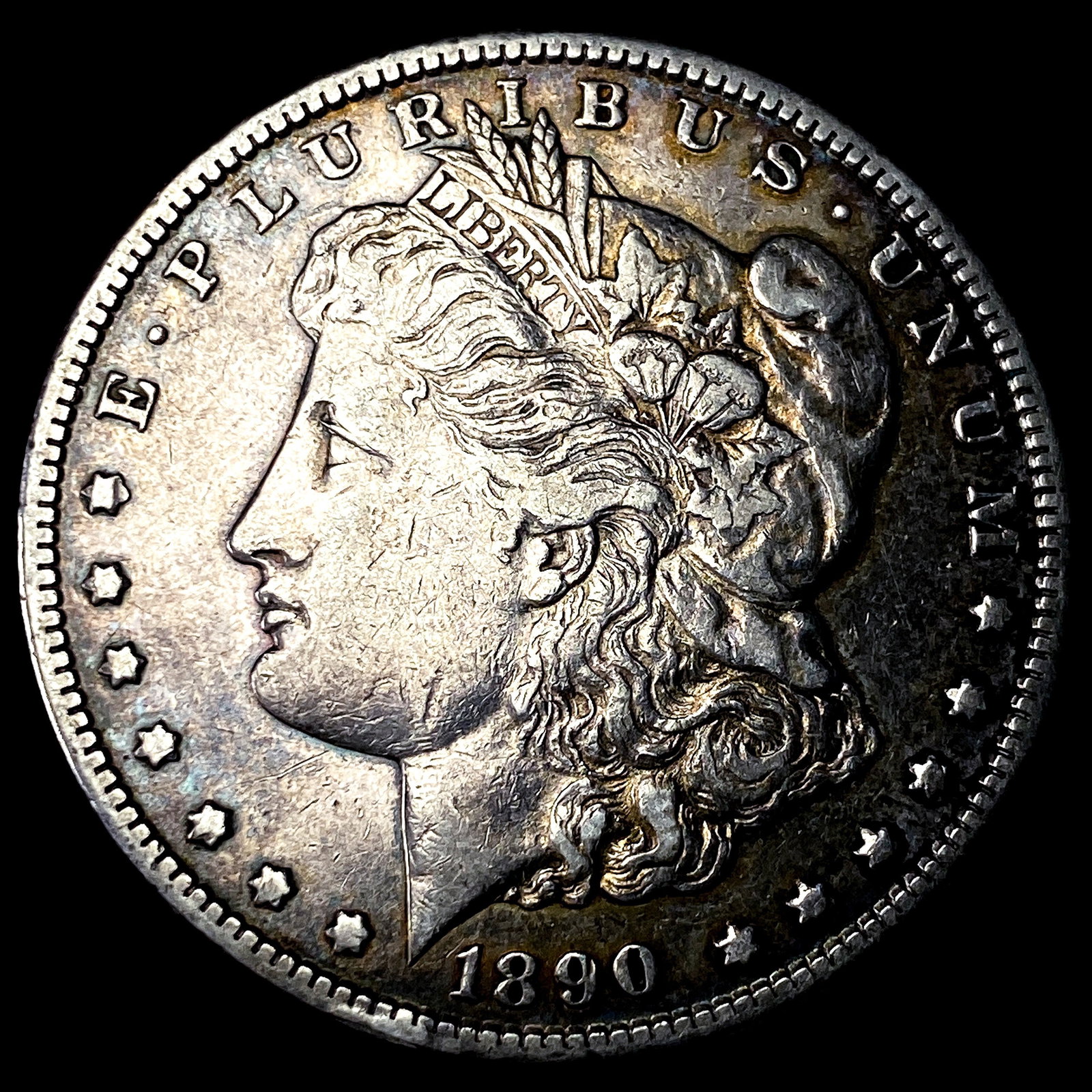 1890-CC Silver Morgan Dollar NEARLY UNCIRCULATED: 1890-CC Silver Morgan Dollar NEARLY UNCIRCULATED