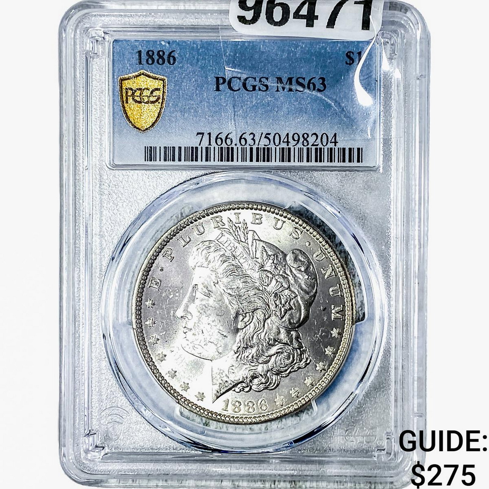 1886 Morgan Silver Dollar PCGS MS63 (1 of 2)