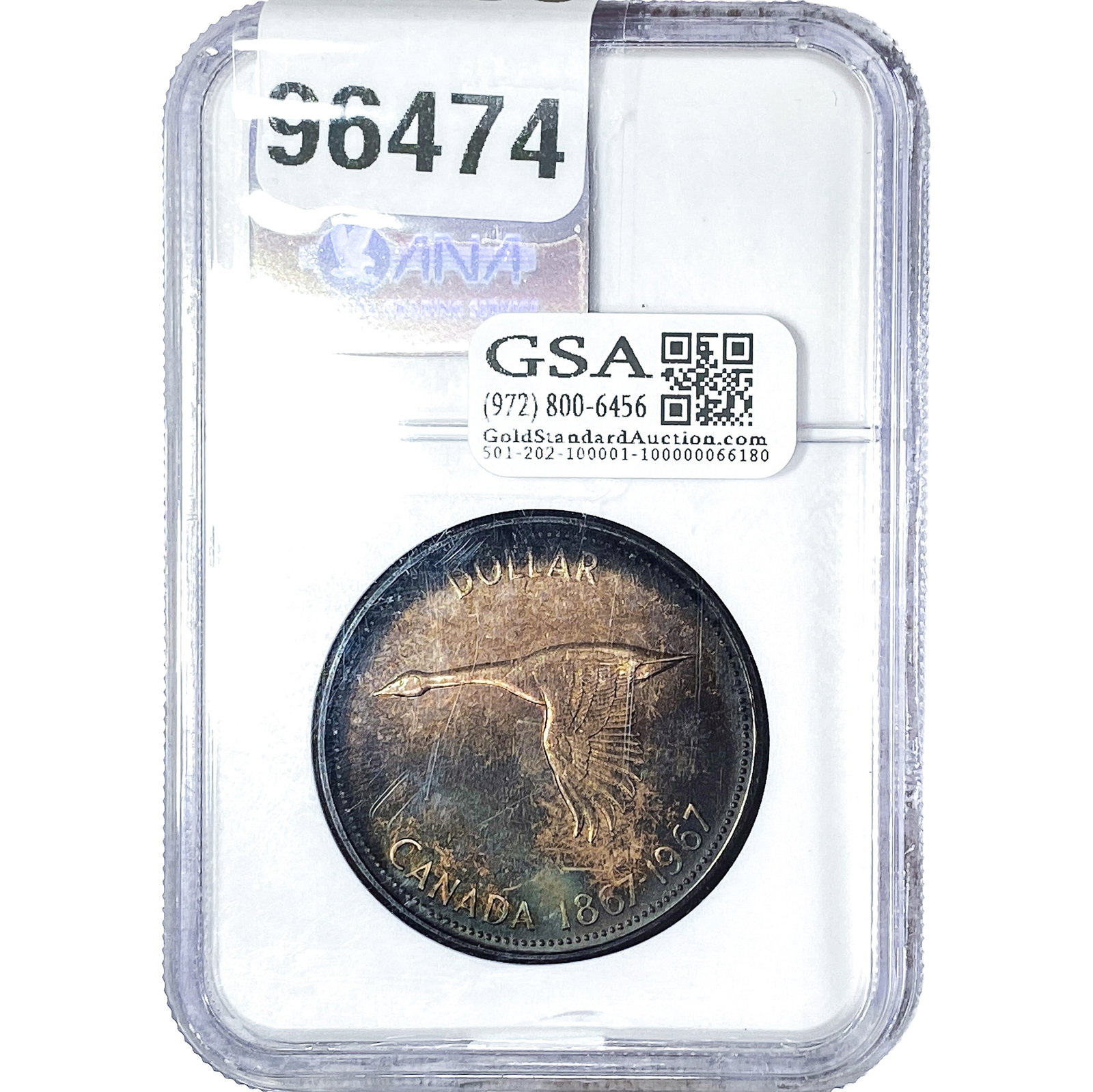 1967 Canada Silver Dollar NGC PL63 - 2
