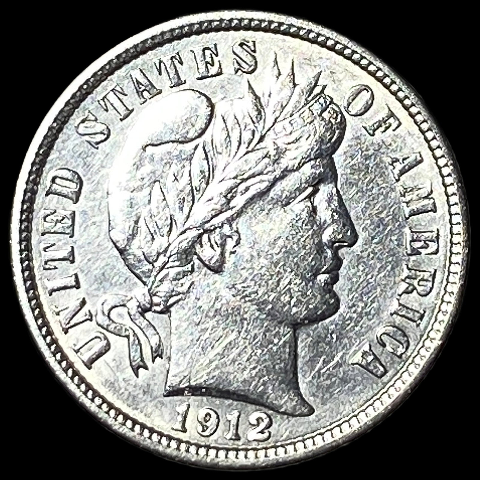 1912 Silver Barber Dime UNCIRCULATED (1 of 2)