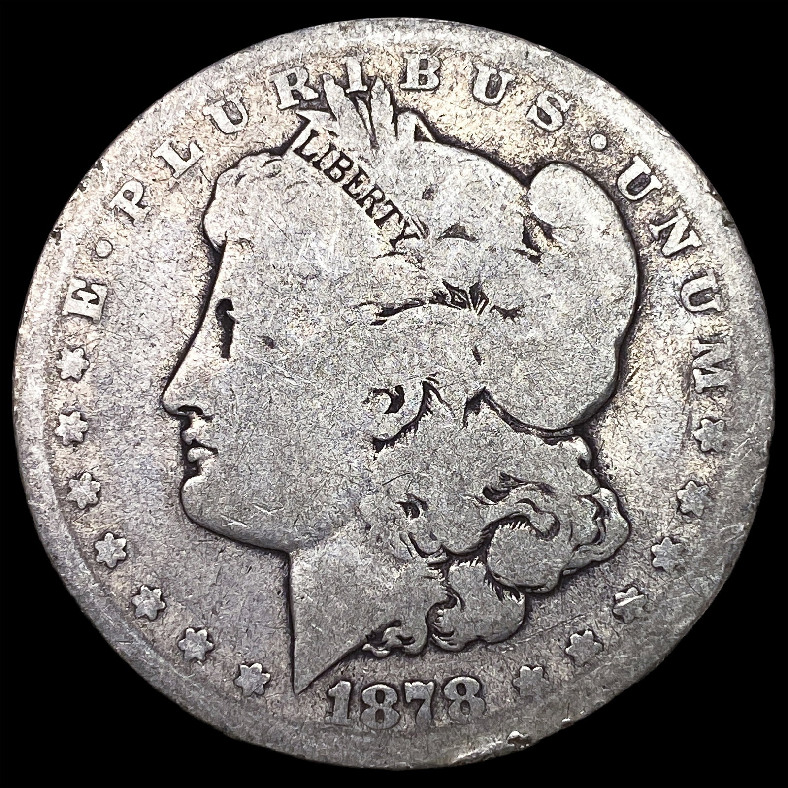 1878-CC Silver Morgan Dollar NICELY CIRCULATED: 1878-CC Silver Morgan Dollar NICELY CIRCULATED
