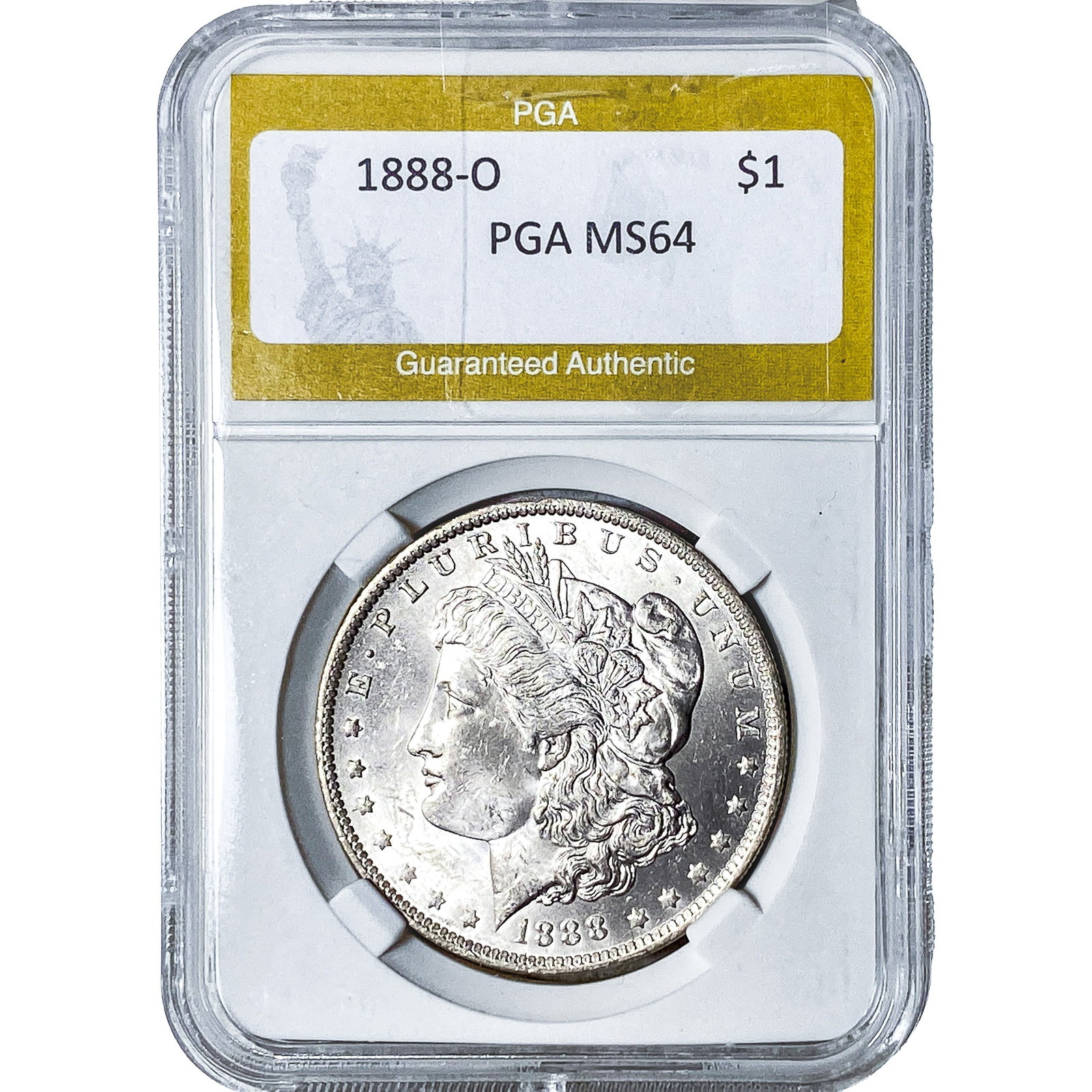 1888-O Morgan Silver Dollar PGA MS64 (1 of 2)