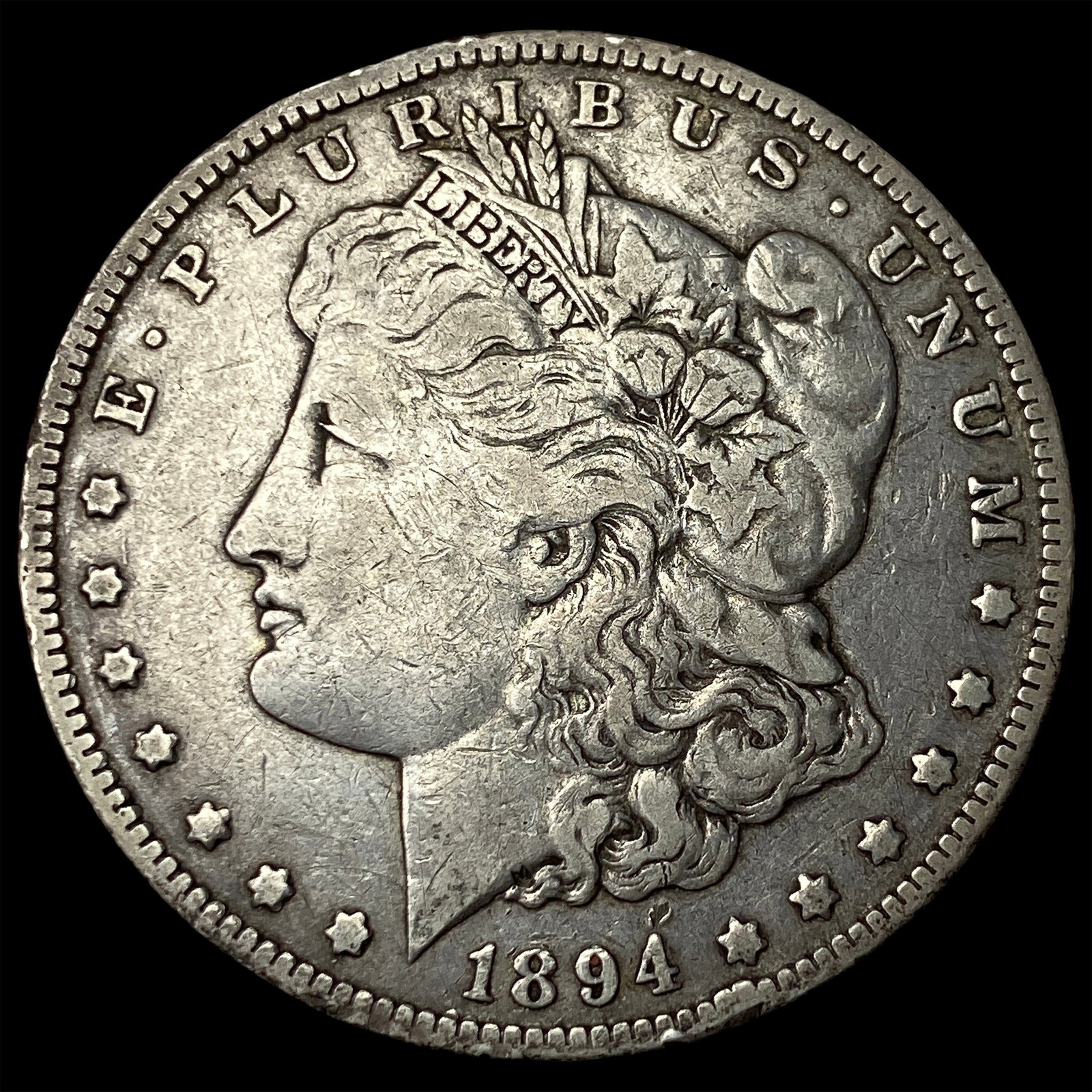 1894-O Silver Morgan Dollar LIGHTLY CIRCULATED: 1894-O Silver Morgan Dollar LIGHTLY CIRCULATED