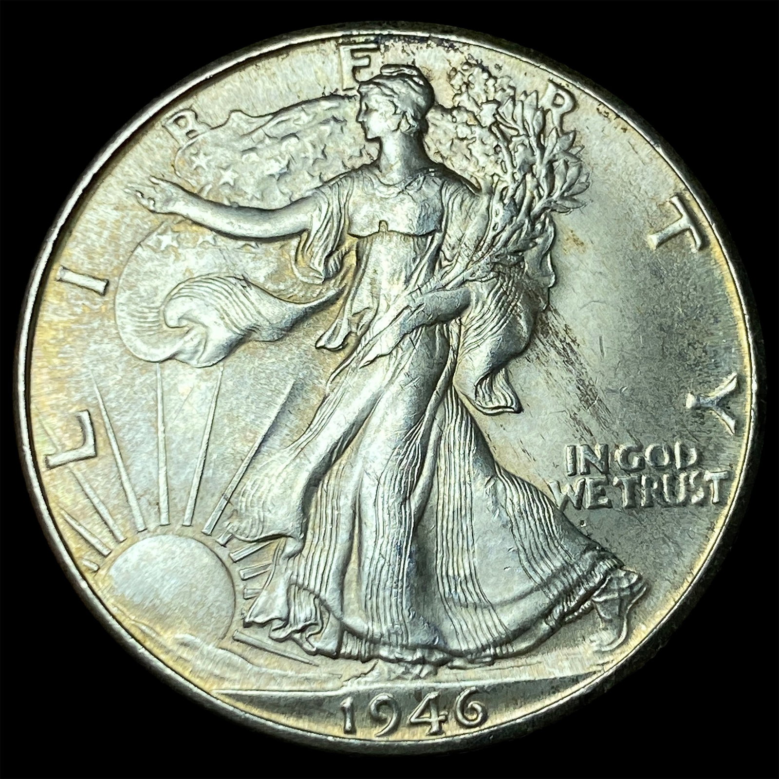 1946-D Silver Walking Liberty Half Dollar CHOICE BU: 1946-D Silver Walking Liberty Half Dollar CHOICE BU
