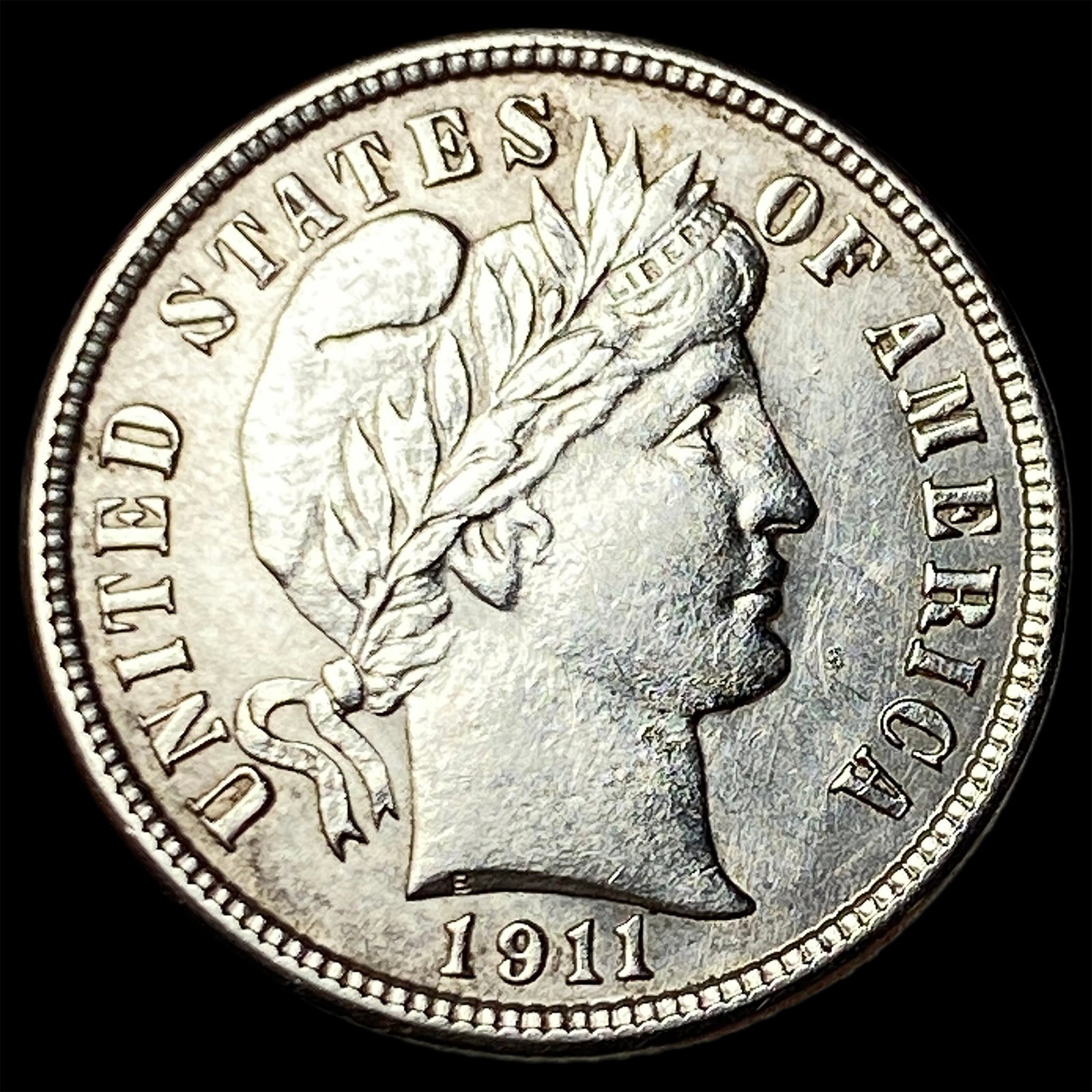 1911 Silver Barber Dime UNCIRCULATED (1 of 2)