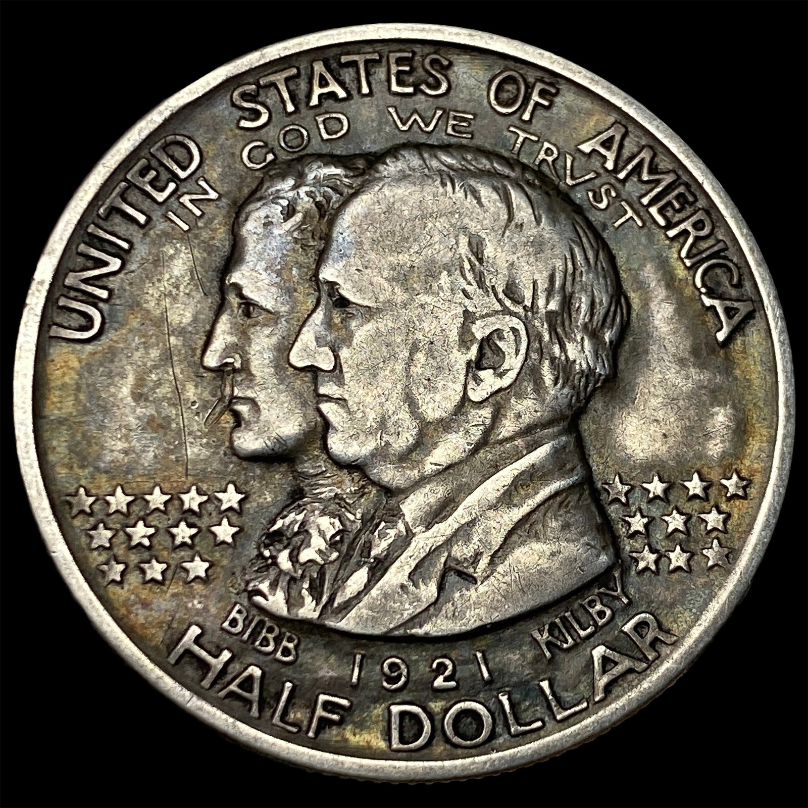 1921 Silver Alabama Half Dollar CLOSELY UNCIRCULATED (1 of 2)