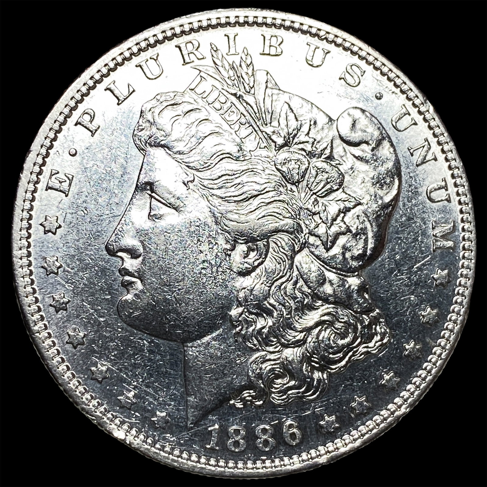 1886-S Morgan Silver Dollar CHOICE BU: 1886-S Morgan Silver Dollar CHOICE BU