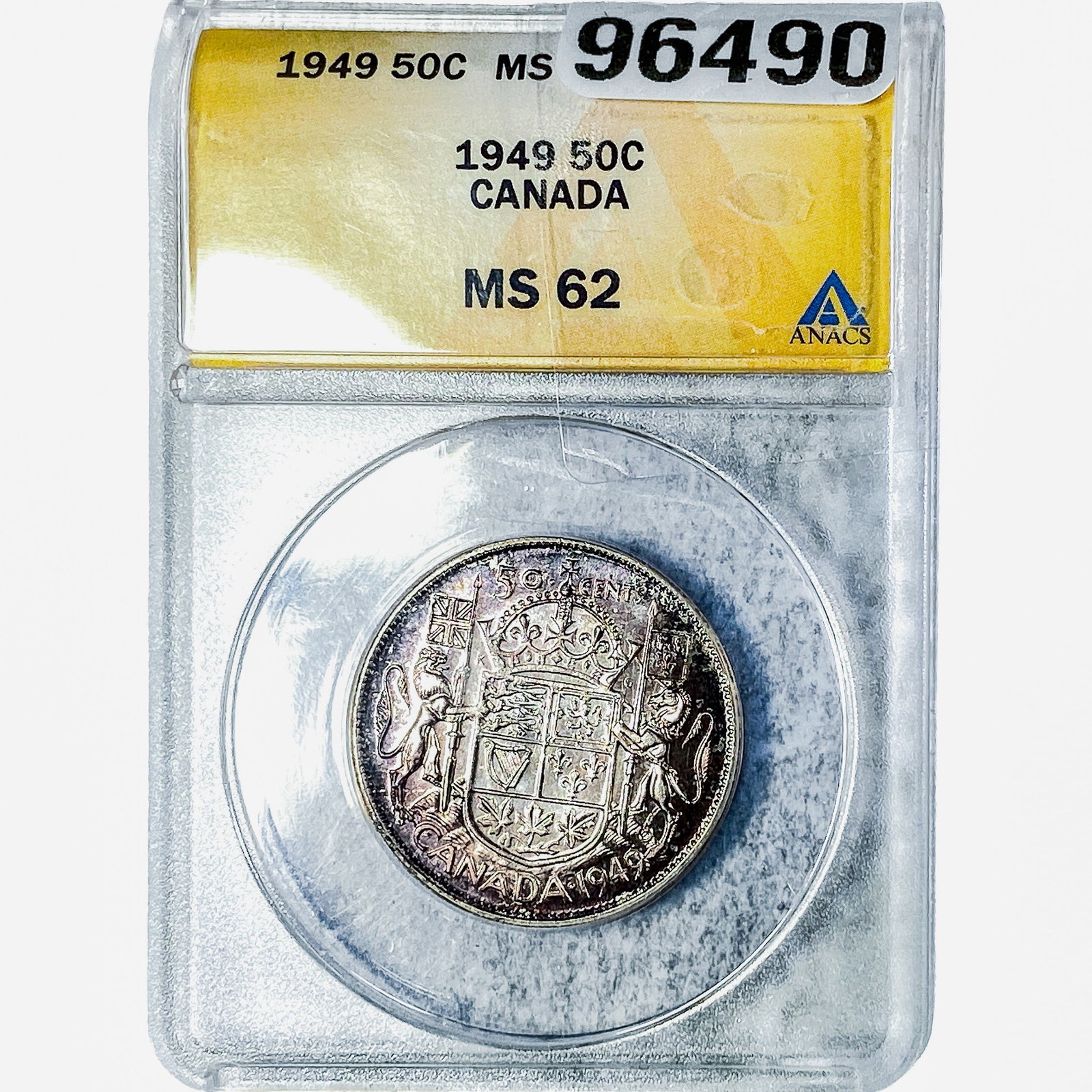 1949 Canada Silver 50 Cents ANACS MS62 (1 of 2)