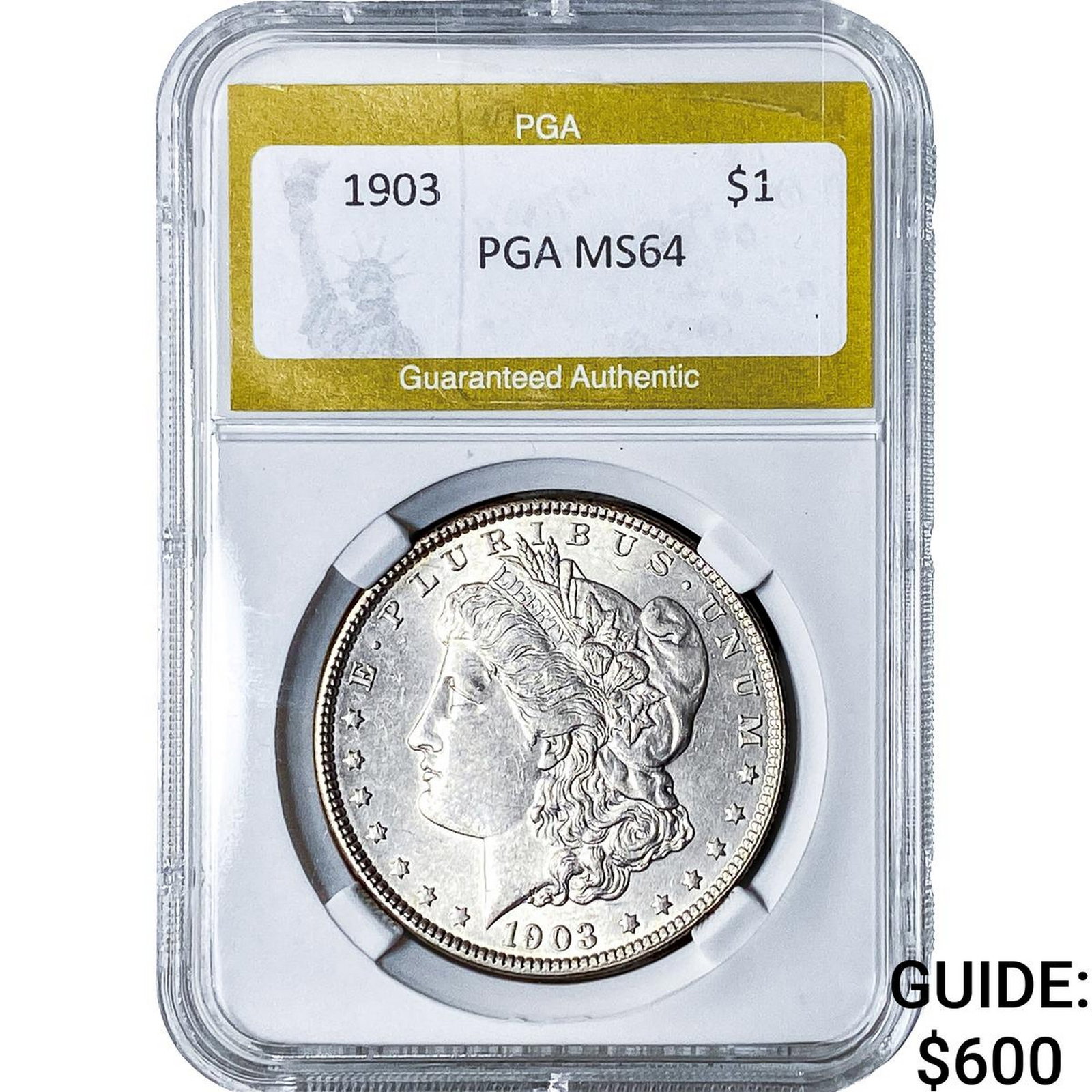 1903 Morgan Silver Dollar PGA MS64: 1903 Morgan Silver Dollar PGA MS64