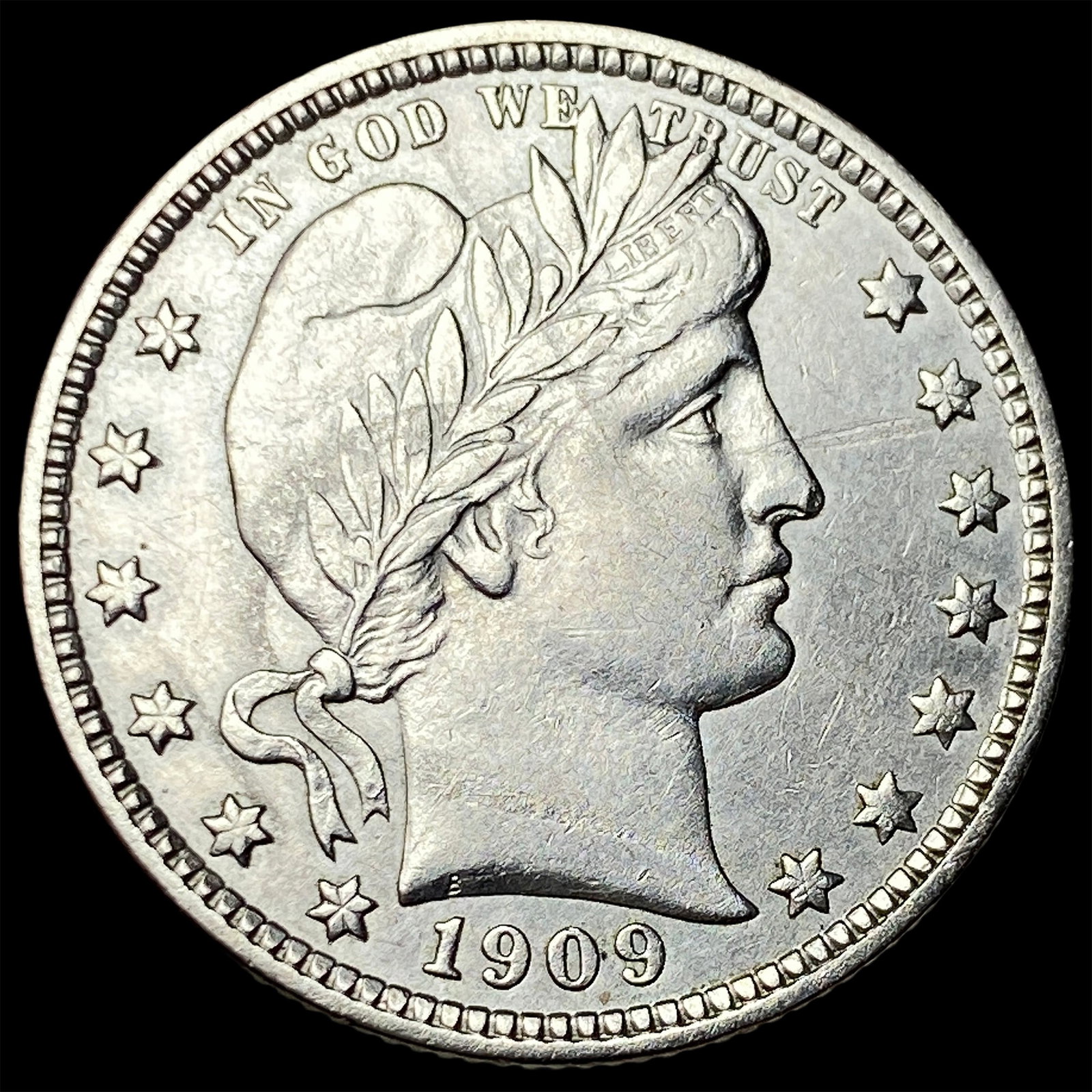 1909-D Silver Barber Quarter UNCIRCULATED (1 of 2)