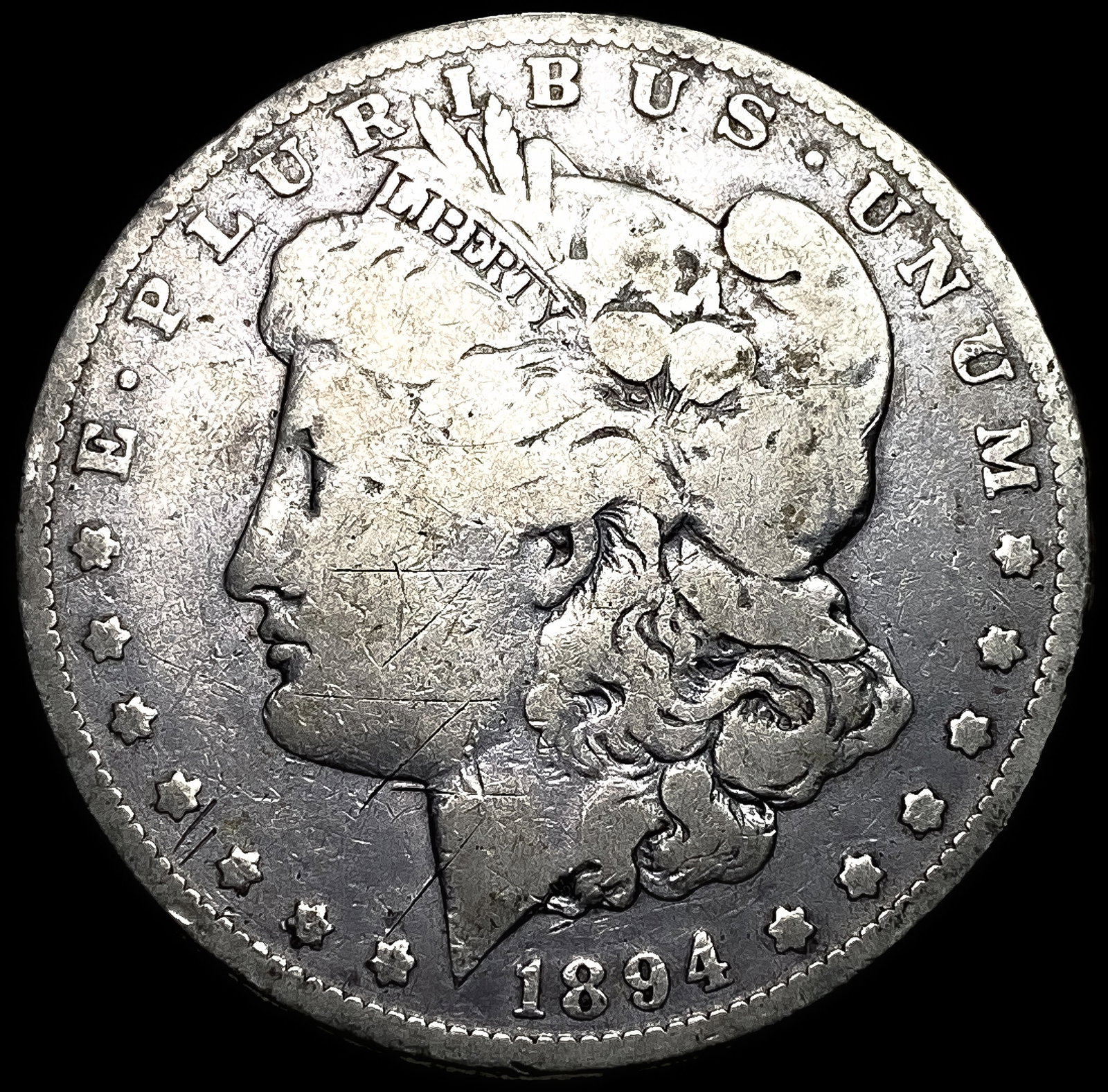 1894-O Silver Morgan Dollar LIGHTLY CIRCULATED: 1894-O Silver Morgan Dollar LIGHTLY CIRCULATED