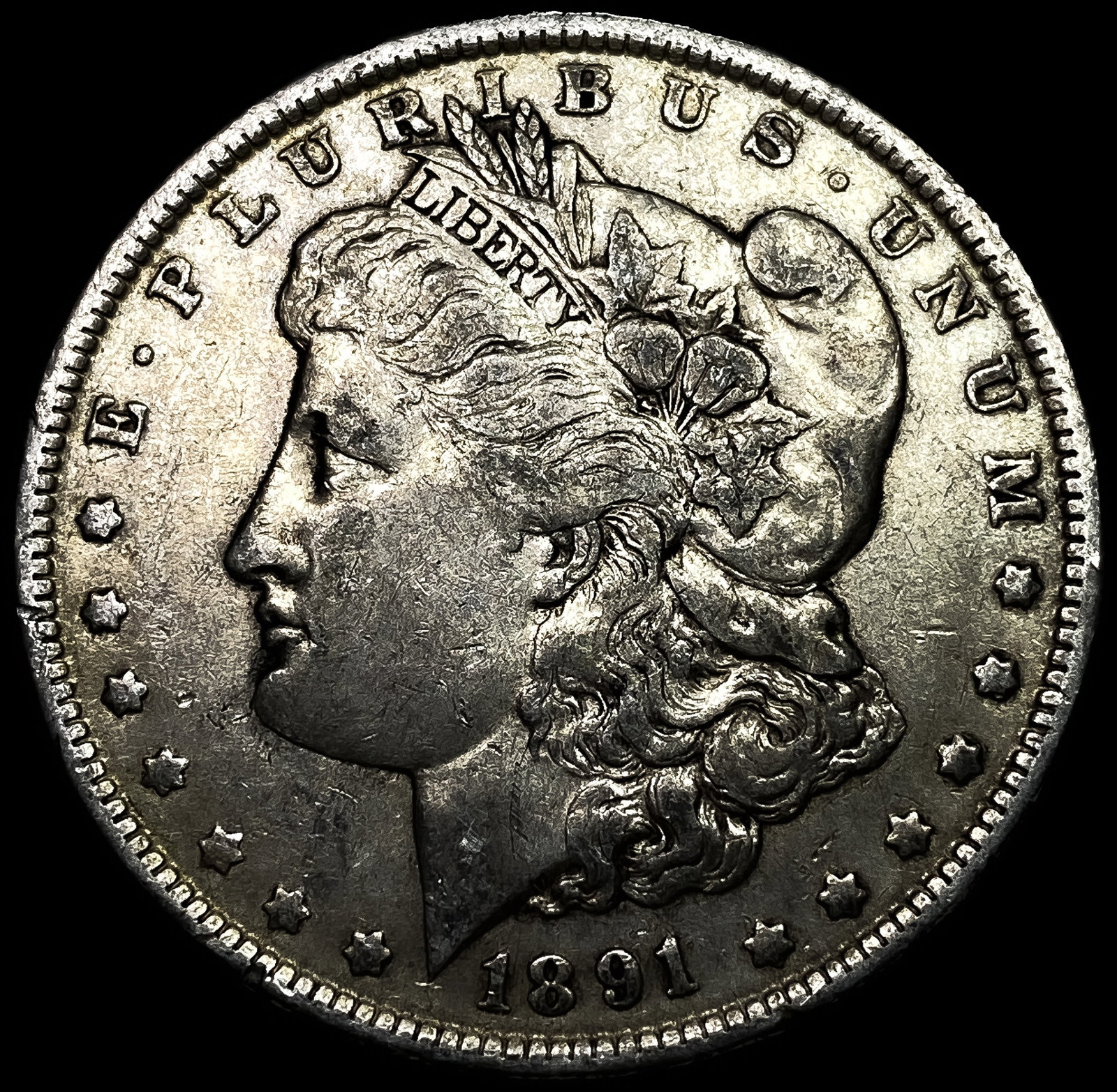 1891-O Silver Morgan Dollar CLOSELY UNCIRCULATED: 1891-O Silver Morgan Dollar CLOSELY UNCIRCULATED