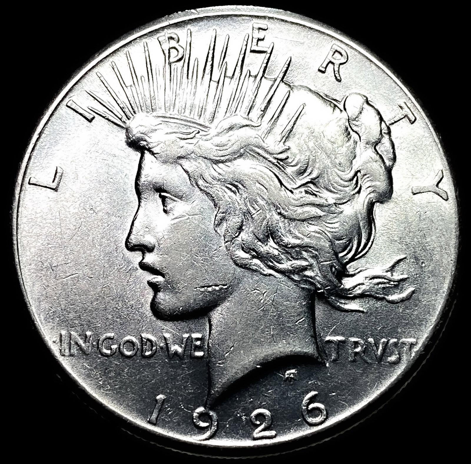 1926 Silver Peace Dollar CLOSELY UNCIRCULATED: 1926 Silver Peace Dollar CLOSELY UNCIRCULATED