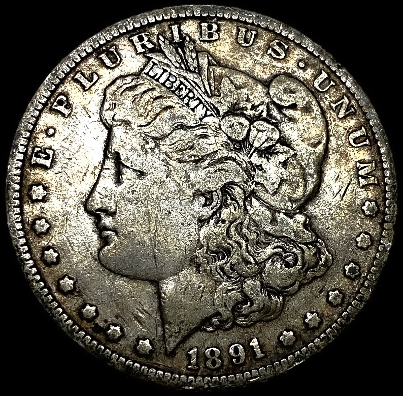 1891-O Silver Morgan Dollar NEARLY UNCIRCULATED: 1891-O Silver Morgan Dollar NEARLY UNCIRCULATED