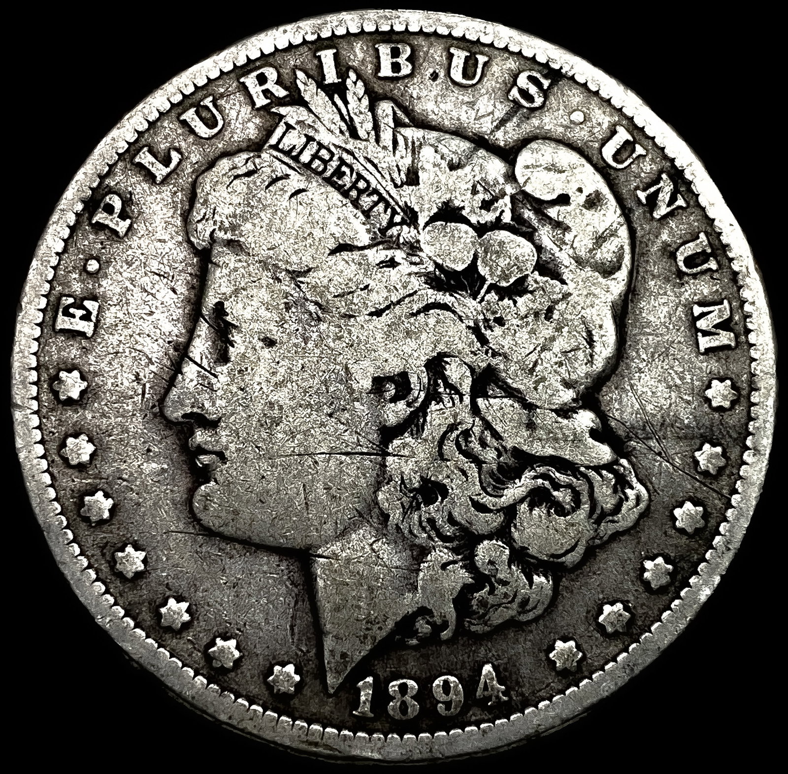 1894-O Silver Morgan Dollar LIGHTLY CIRCULATED: 1894-O Silver Morgan Dollar LIGHTLY CIRCULATED