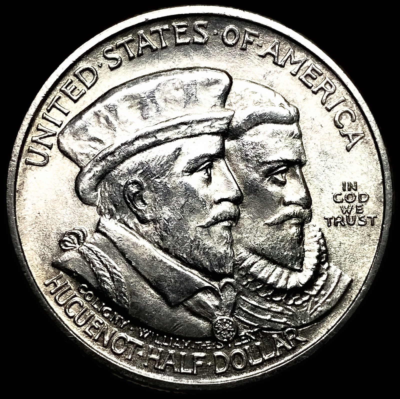1924 Silver Huguenot Half Dollar GEM BU (1 of 2)