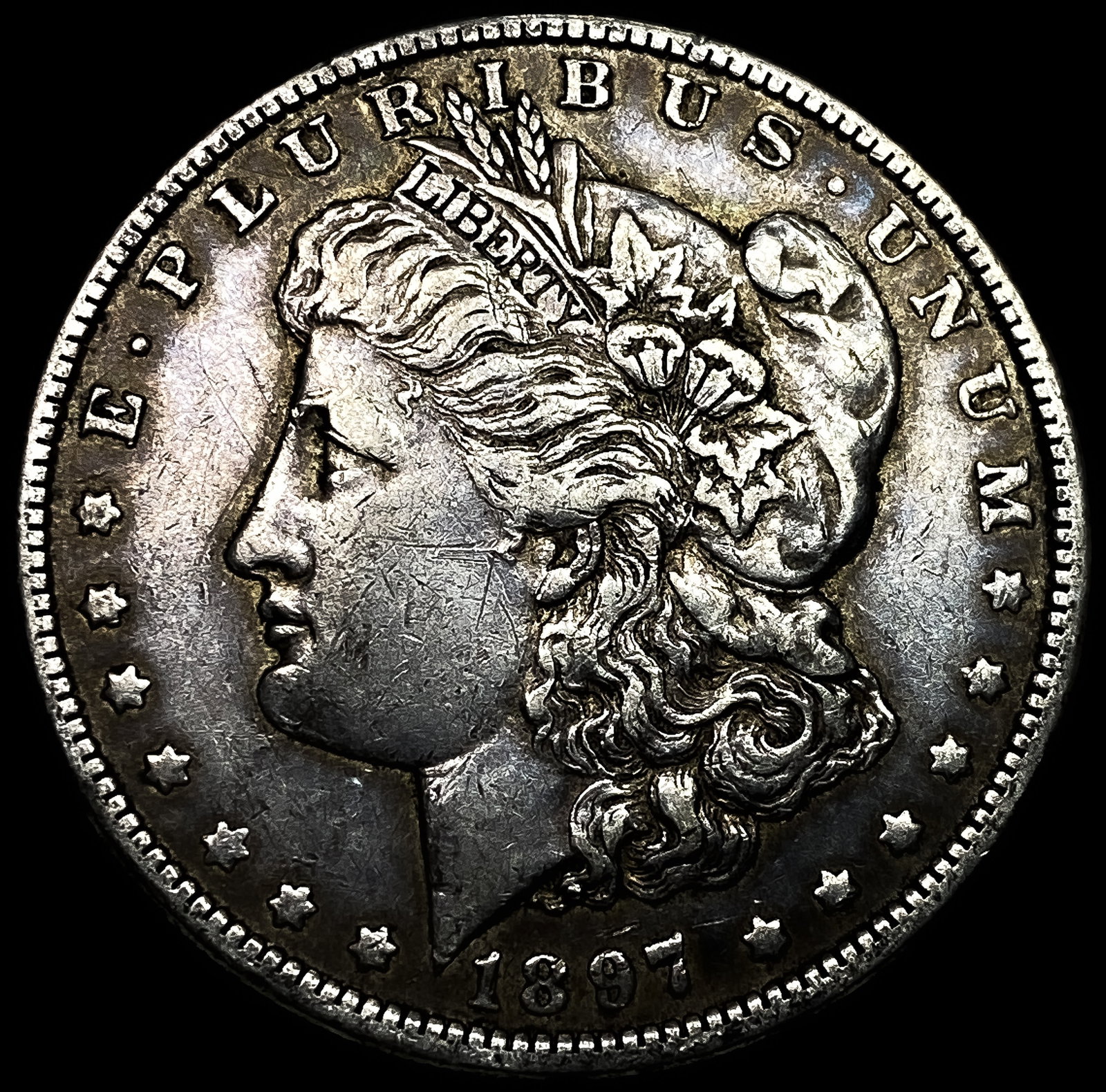 1897-O Silver Morgan Dollar NEARLY UNCIRCULATED: 1897-O Silver Morgan Dollar NEARLY UNCIRCULATED