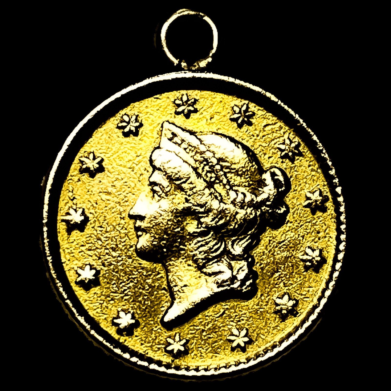 1853 Gold $1 Liberty Head Type 1 HIGH GRADE: 1853 Gold $1 Liberty Head Type 1 HIGH GRADE