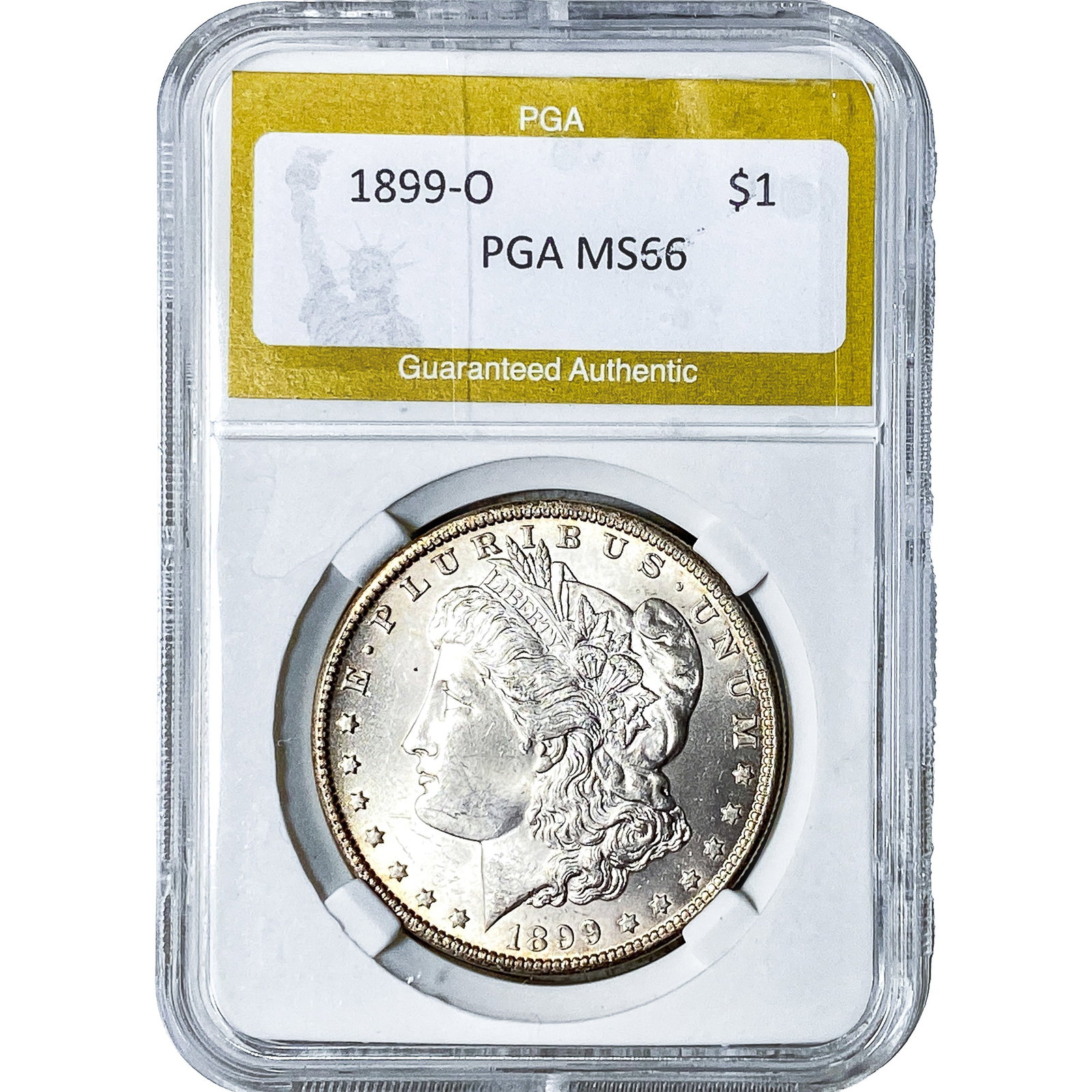 1899-O Morgan Silver Dollar PGA MS66: 1899-O Morgan Silver Dollar PGA MS66