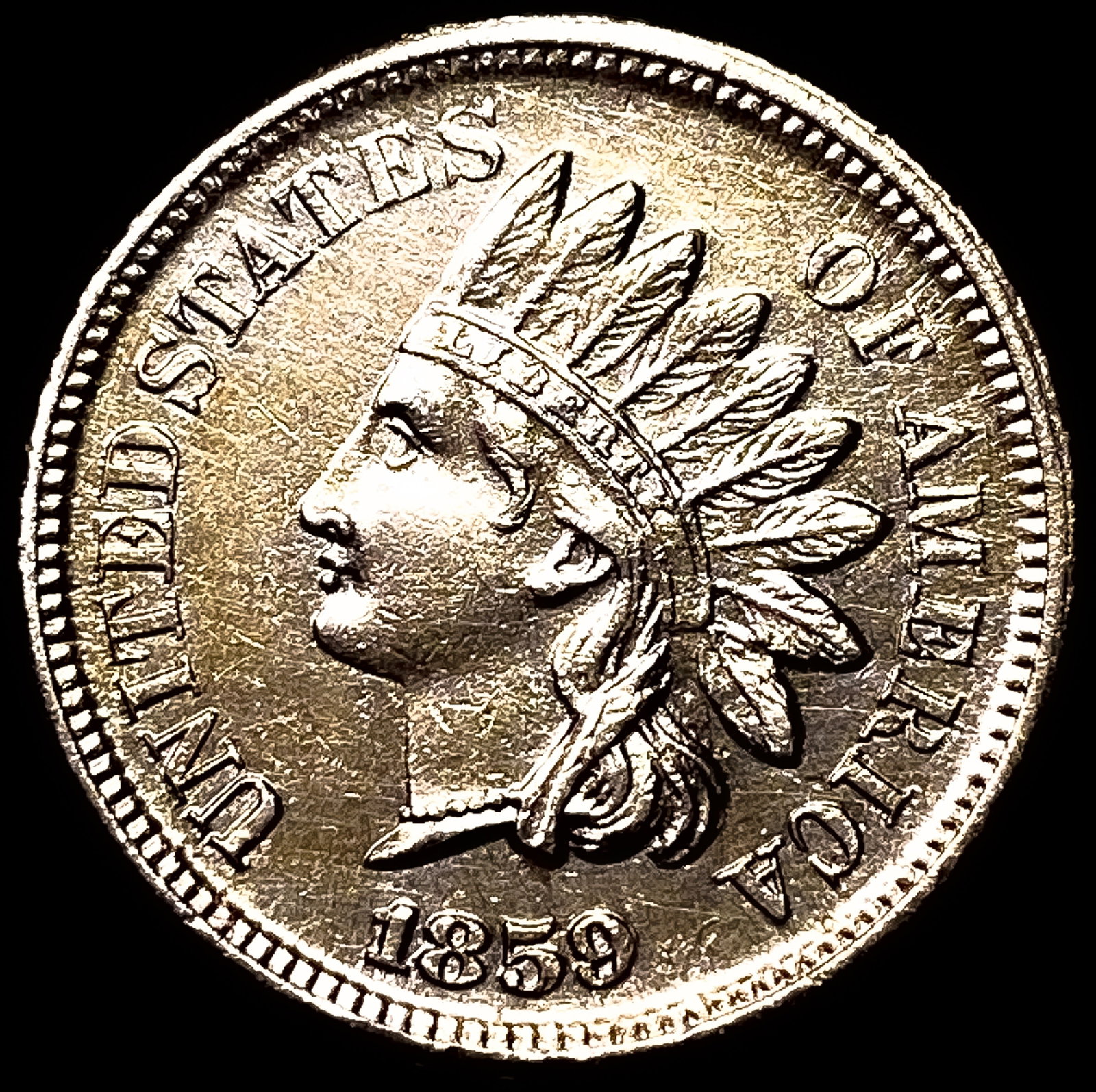 1859 Indian Head Cent HIGH GRADE (1 of 2)