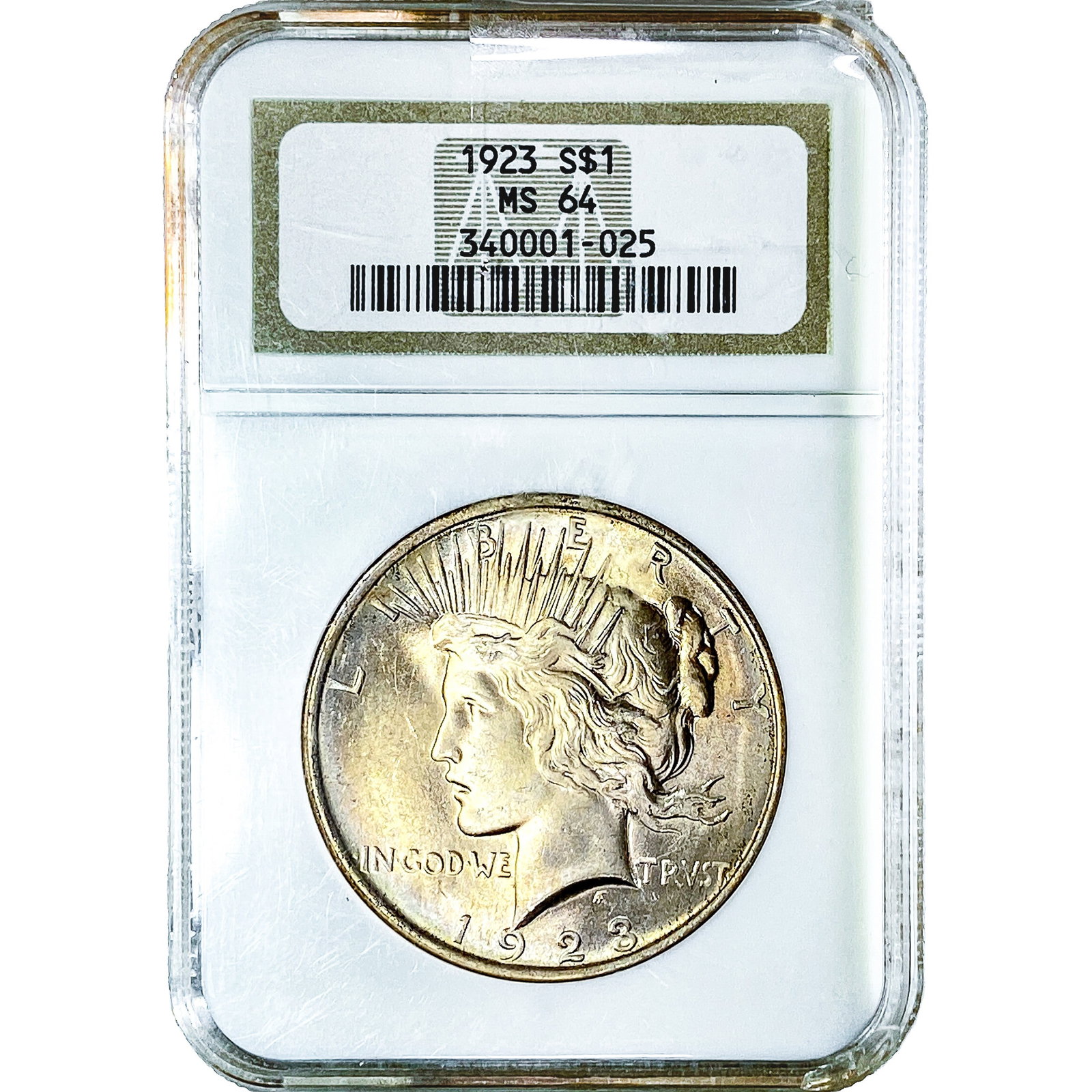 1923 Silver Peace Dollar NGC MS64 (1 of 2)