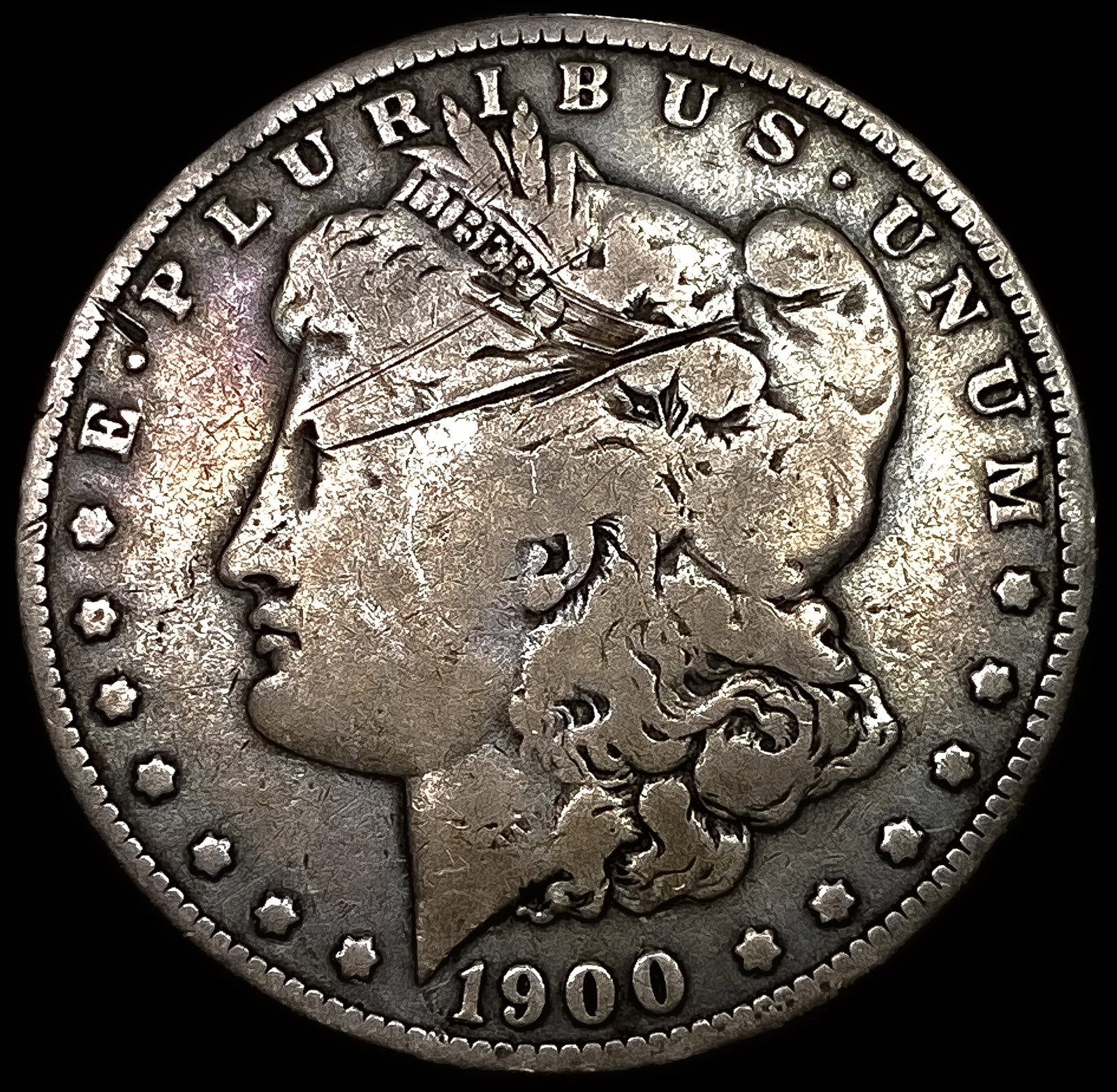 1900-O/CC Morgan Silver Dollar LIGHTLY CIRCULATED: 1900-O/CC Morgan Silver Dollar LIGHTLY CIRCULATED