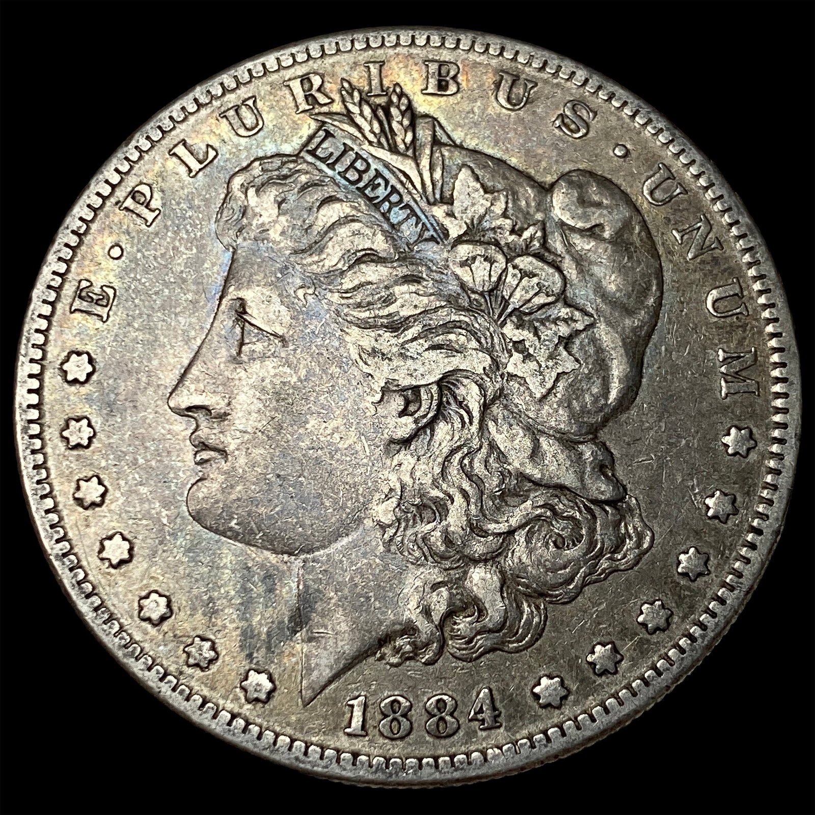 1884-S Silver Morgan Dollar CLOSELY UNCIRCULATED: 1884-S Silver Morgan Dollar CLOSELY UNCIRCULATED