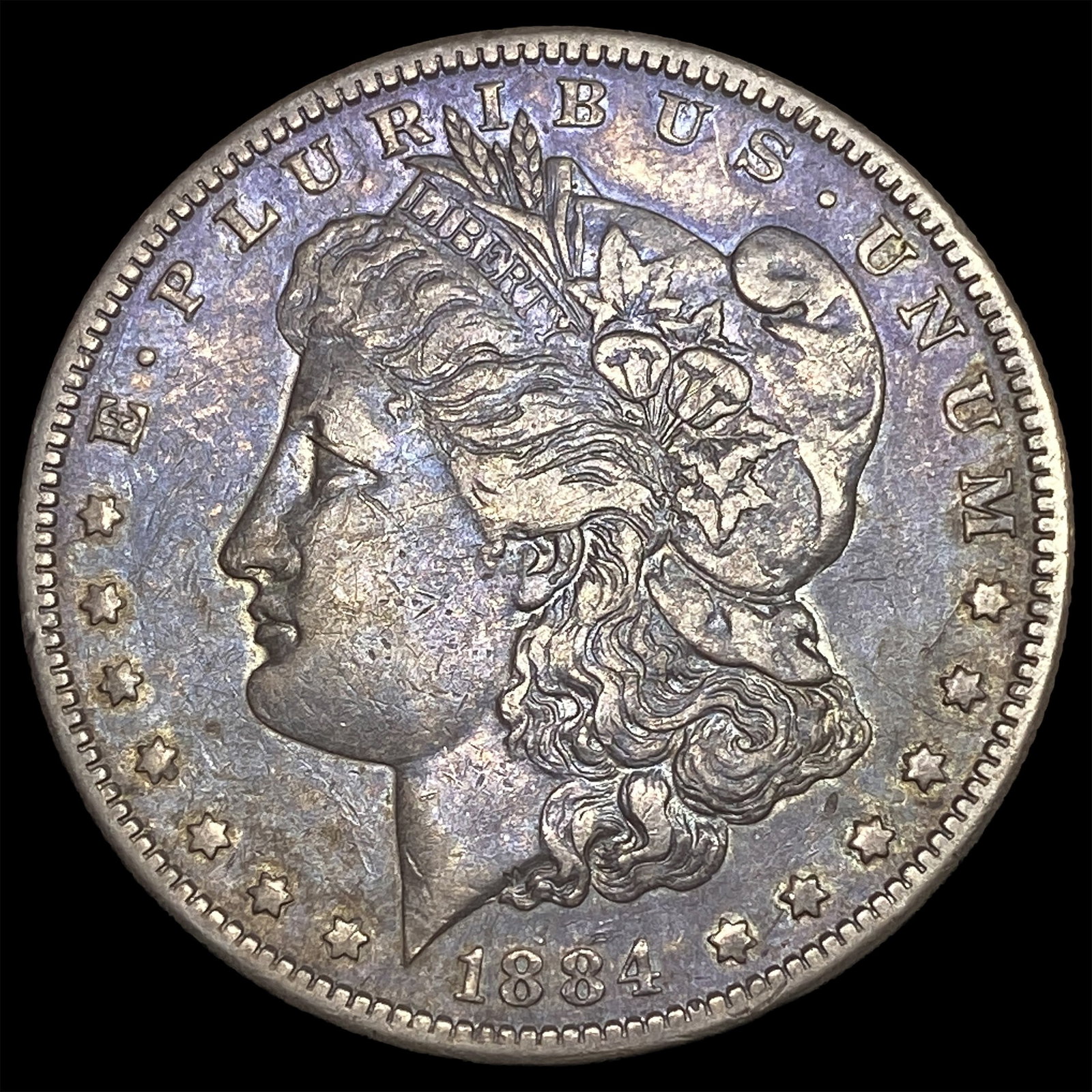 1884-S Silver Morgan Dollar NEARLY UNCIRCULATED: 1884-S Silver Morgan Dollar NEARLY UNCIRCULATED