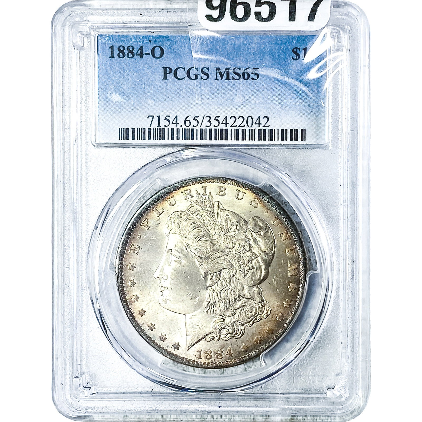 1884-O Morgan Silver Dollar PCGS MS65: 1884-O Morgan Silver Dollar PCGS MS65