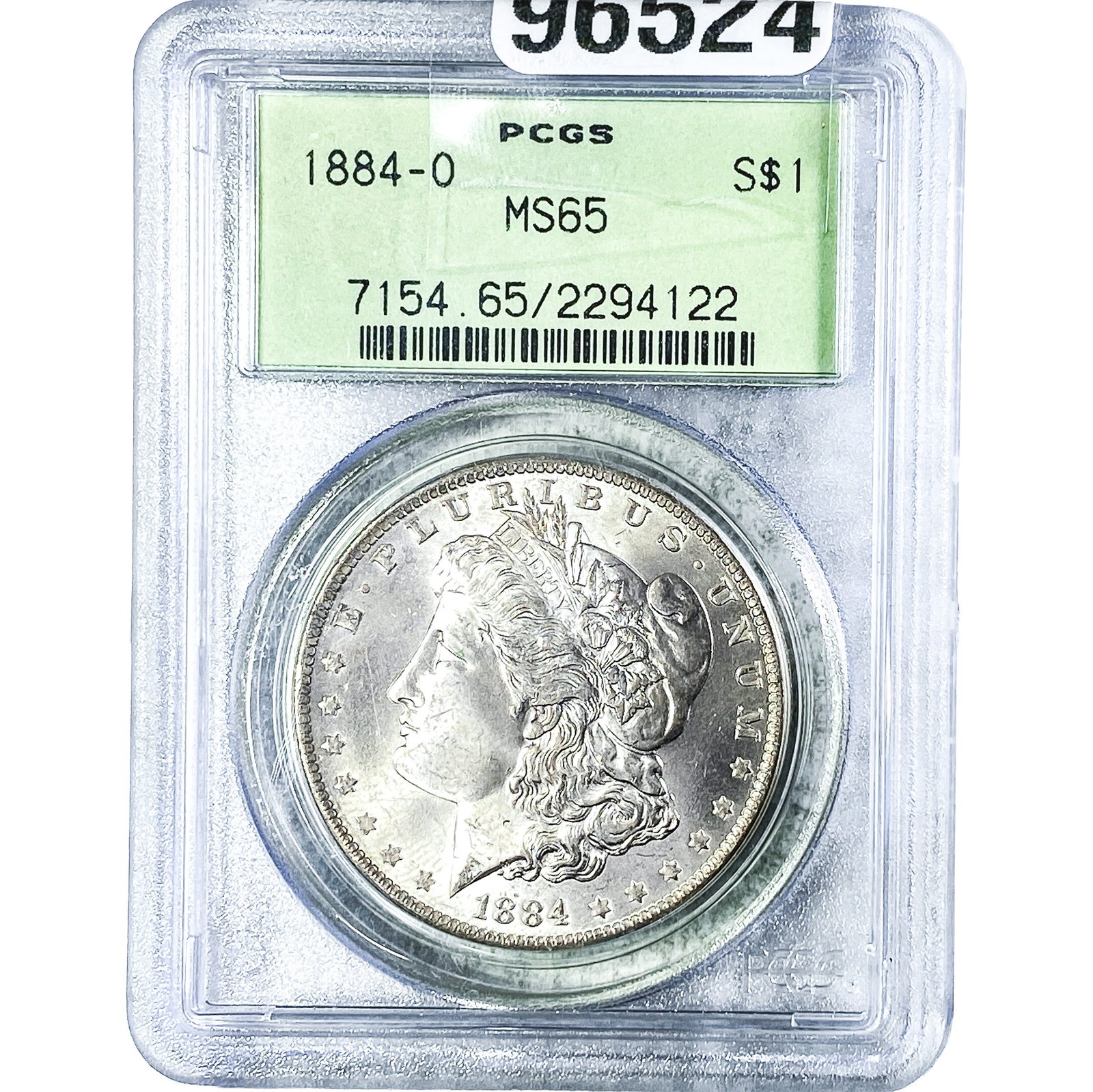1884-O Morgan Silver Dollar PCGS MS65 (1 of 2)
