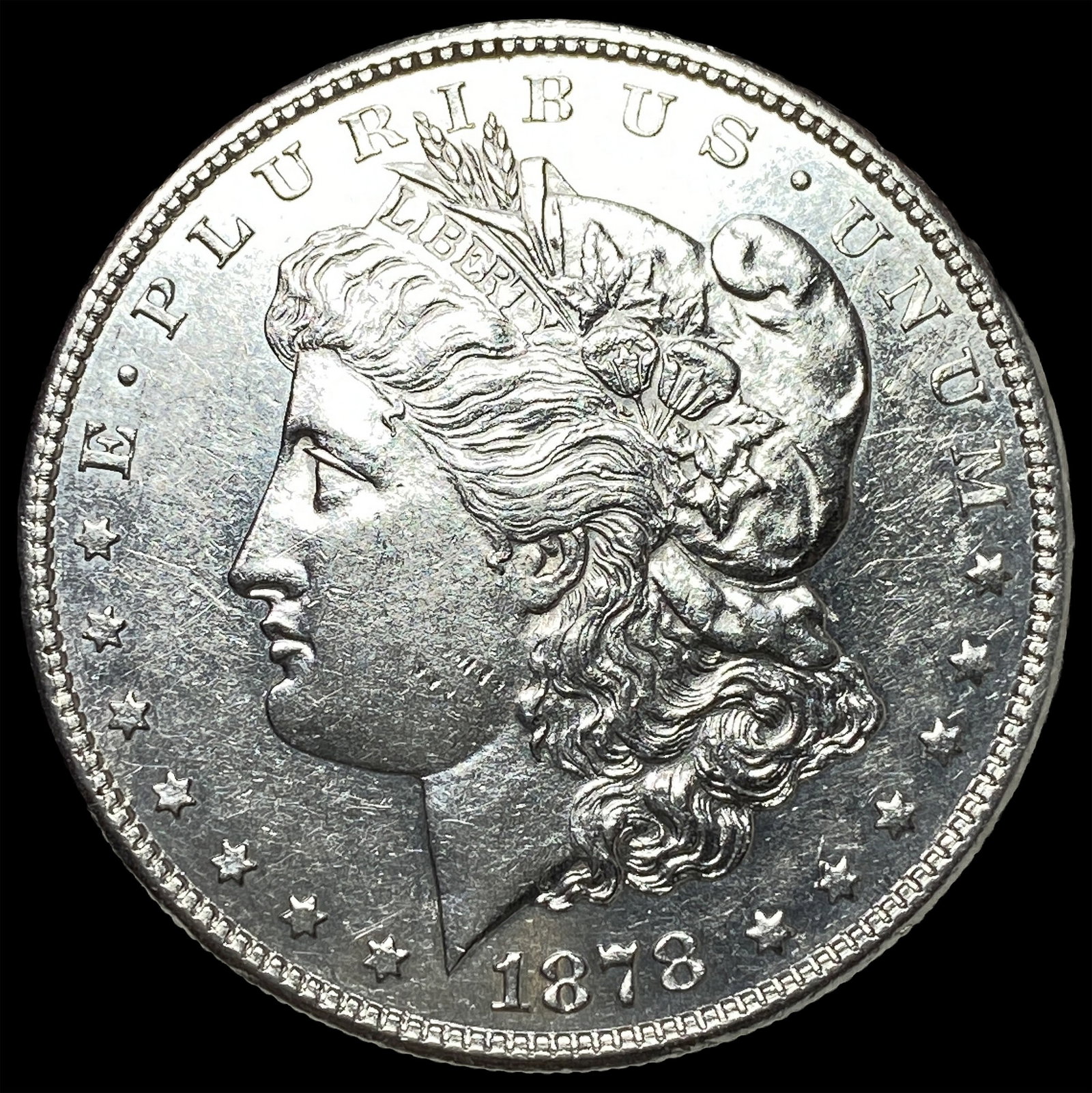 1878-S Silver Morgan Dollar CHOICE BU: 1878-S Silver Morgan Dollar CHOICE BU
