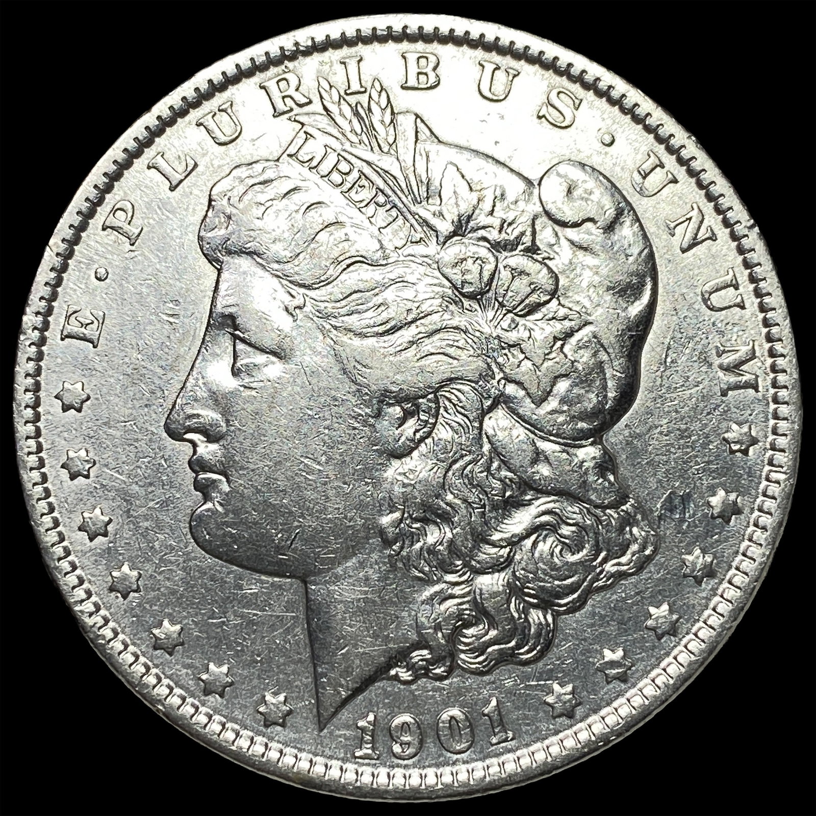 1901 Morgan Silver Dollar CLOSELY UNCIRCULATED: 1901 Morgan Silver Dollar CLOSELY UNCIRCULATED