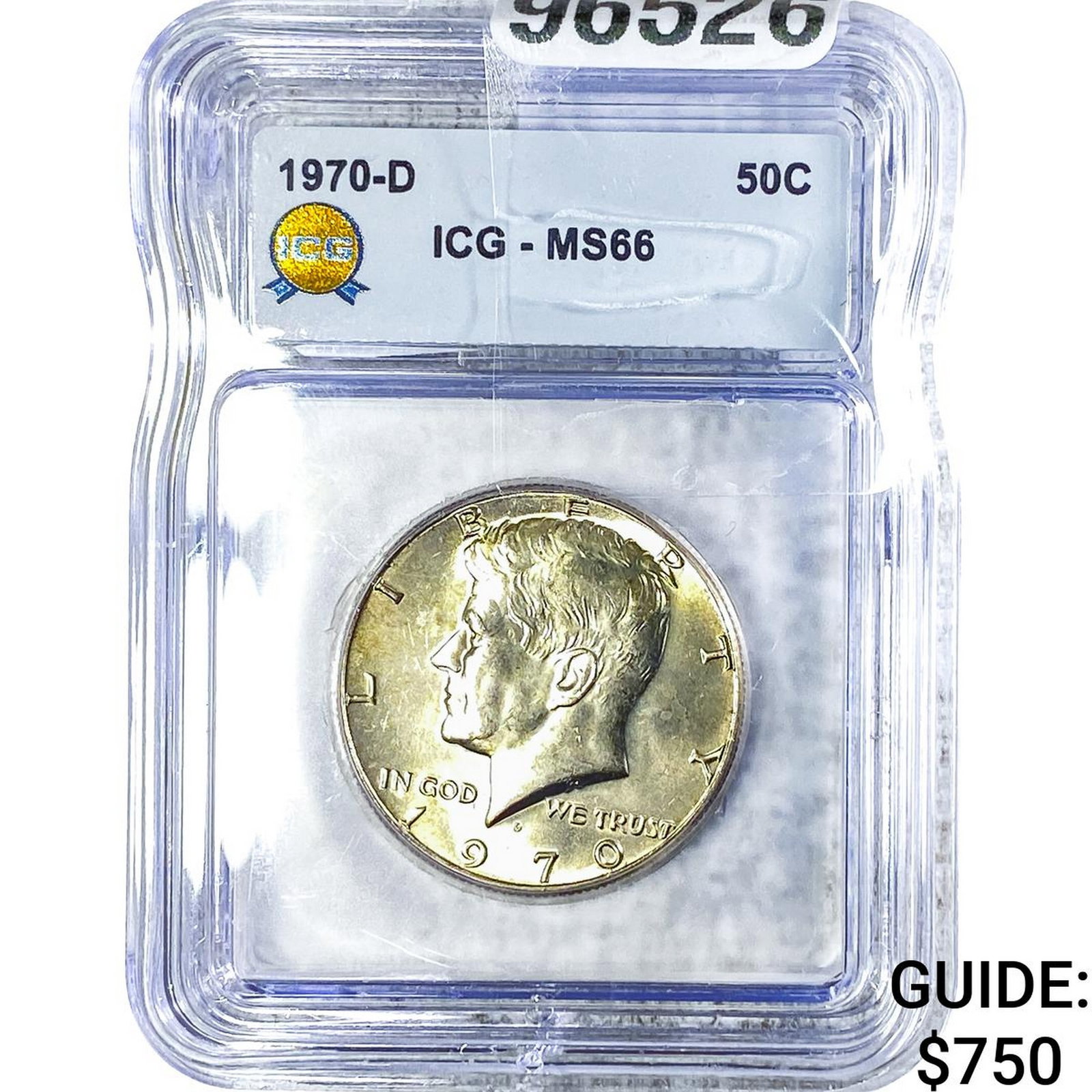 1970-D Kennedy Half Dollar ICG MS66 (1 of 2)