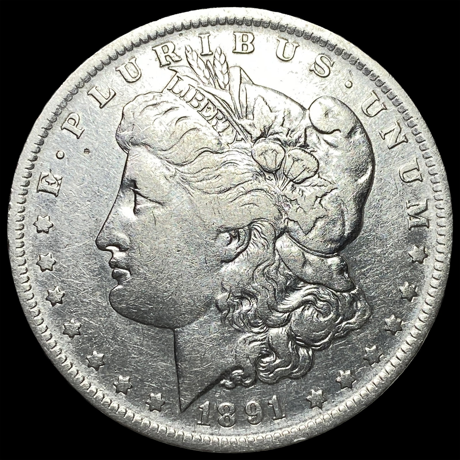 1891-O Silver Morgan Dollar LIGHTLY CIRCULATED: 1891-O Silver Morgan Dollar LIGHTLY CIRCULATED