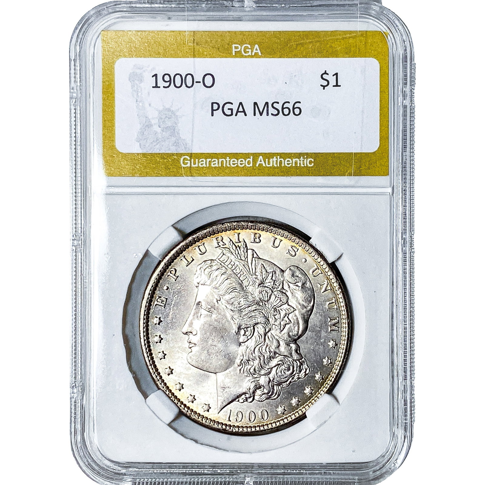 1900-O Morgan Silver Dollar PGA MS66: 1900-O Morgan Silver Dollar PGA MS66