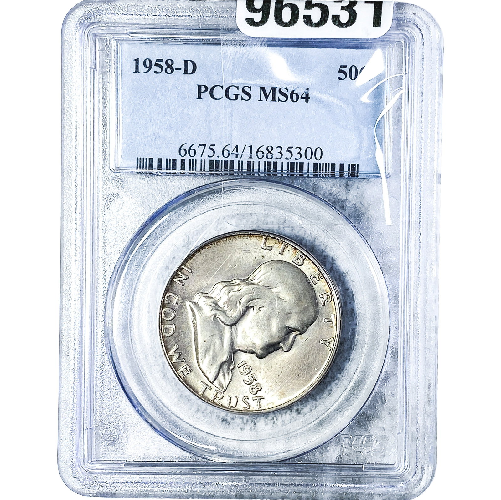 1958-D Franklin Half Dollar PCGS MS64 (1 of 2)