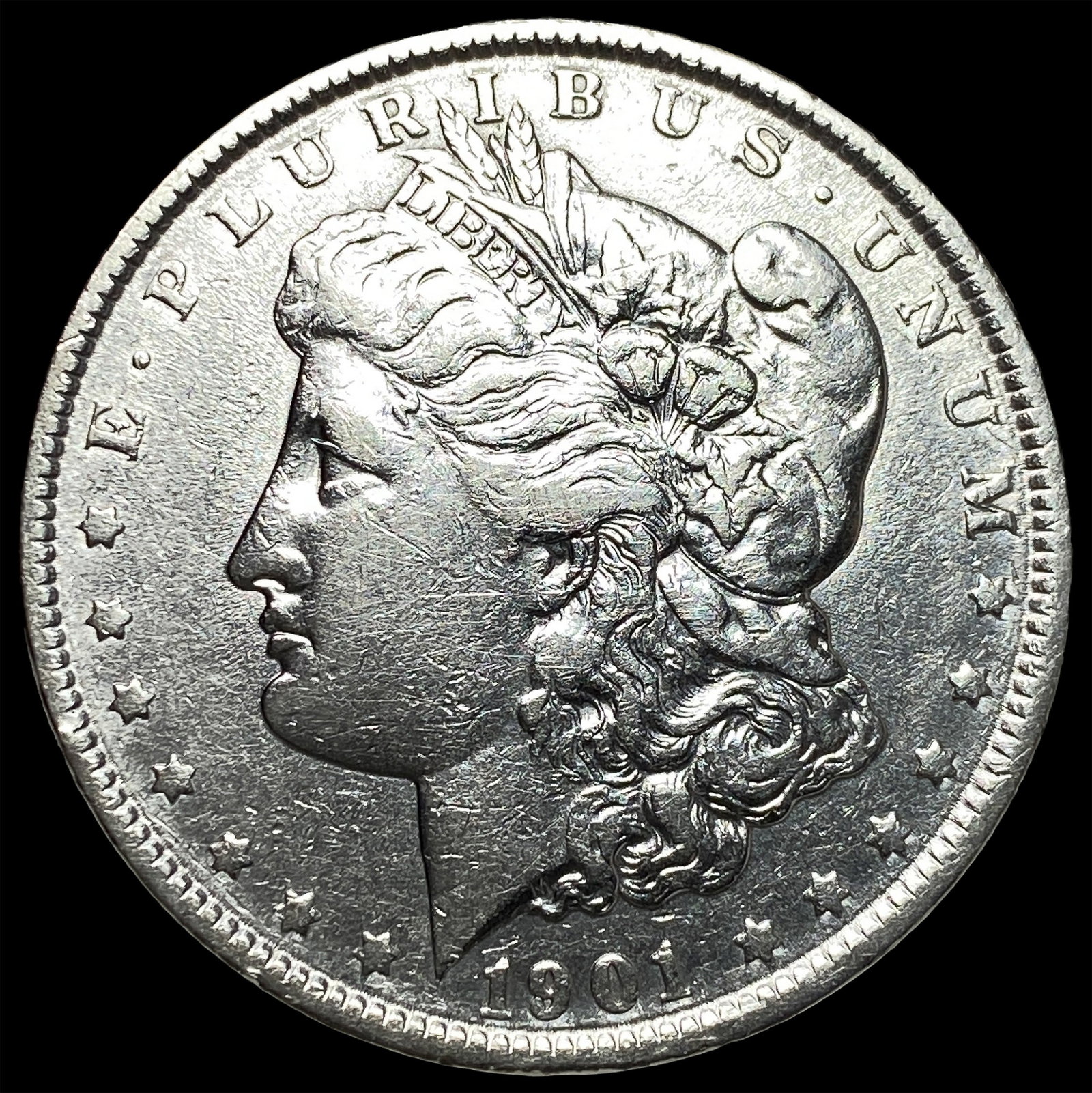 1901 Silver Morgan Dollar CLOSELY UNCIRCULATED: 1901 Silver Morgan Dollar CLOSELY UNCIRCULATED