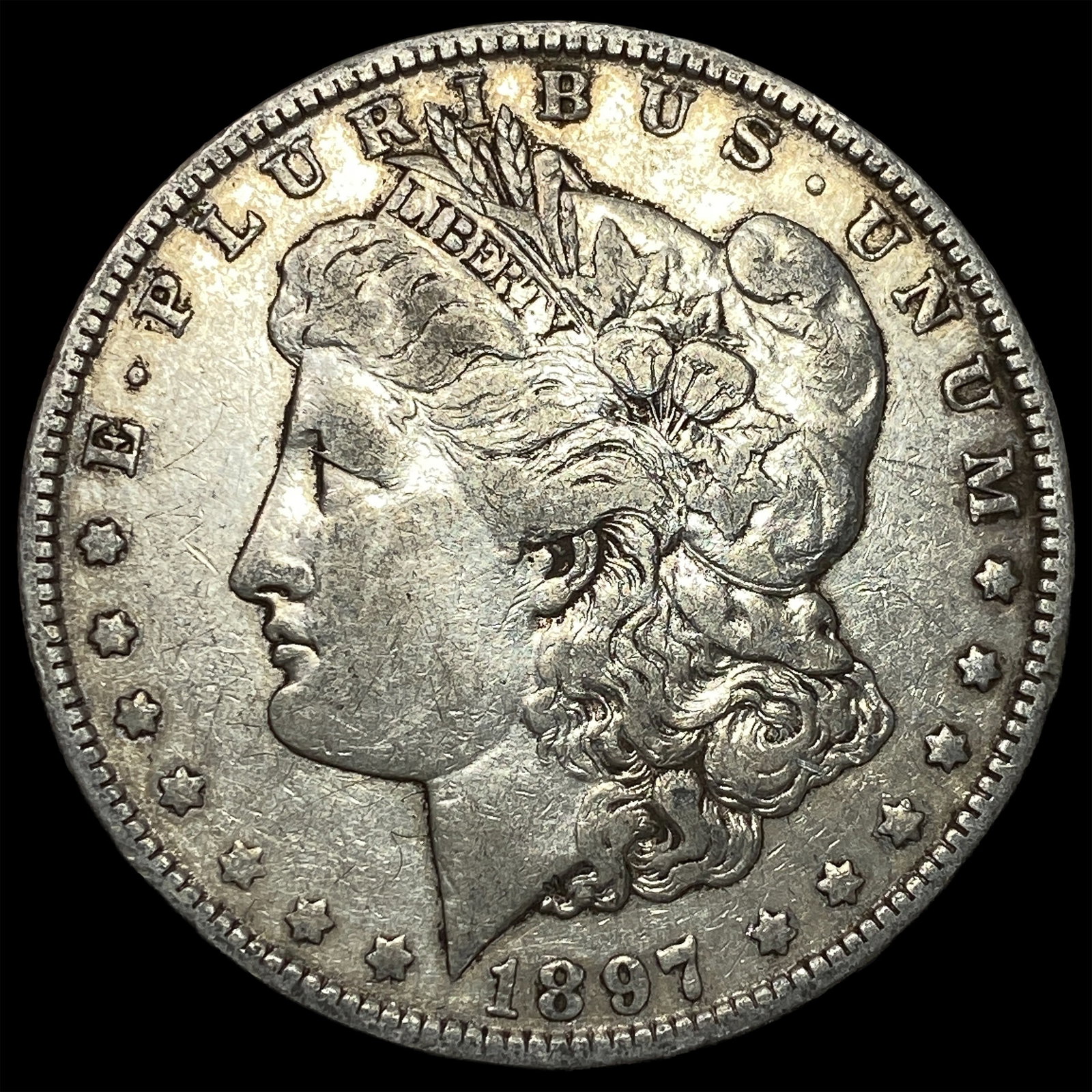 1897-O Silver Morgan Dollar NEARLY UNCIRCULATED: 1897-O Silver Morgan Dollar NEARLY UNCIRCULATED