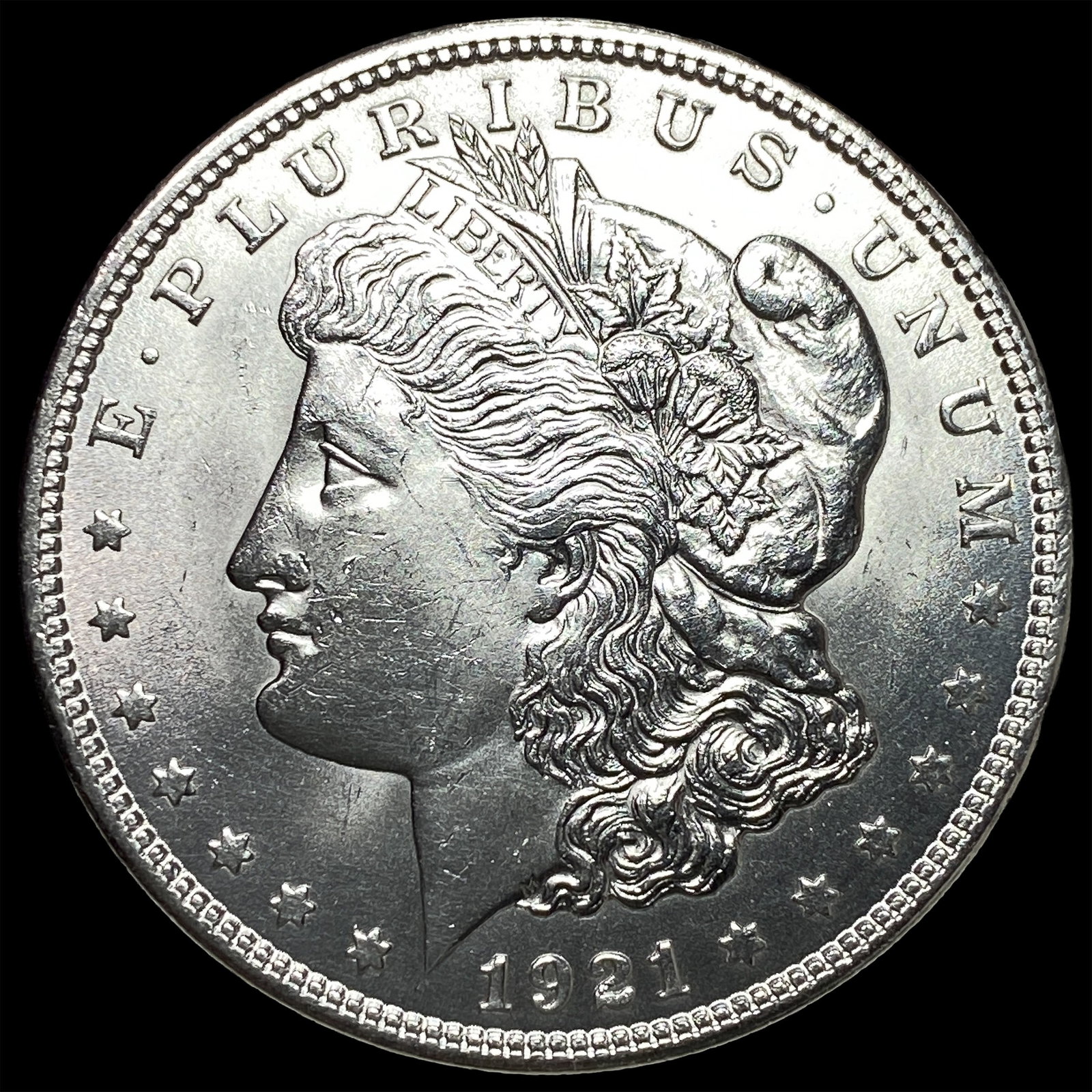 1921 Silver Morgan Dollar CHOICE BU: 1921 Silver Morgan Dollar CHOICE BU