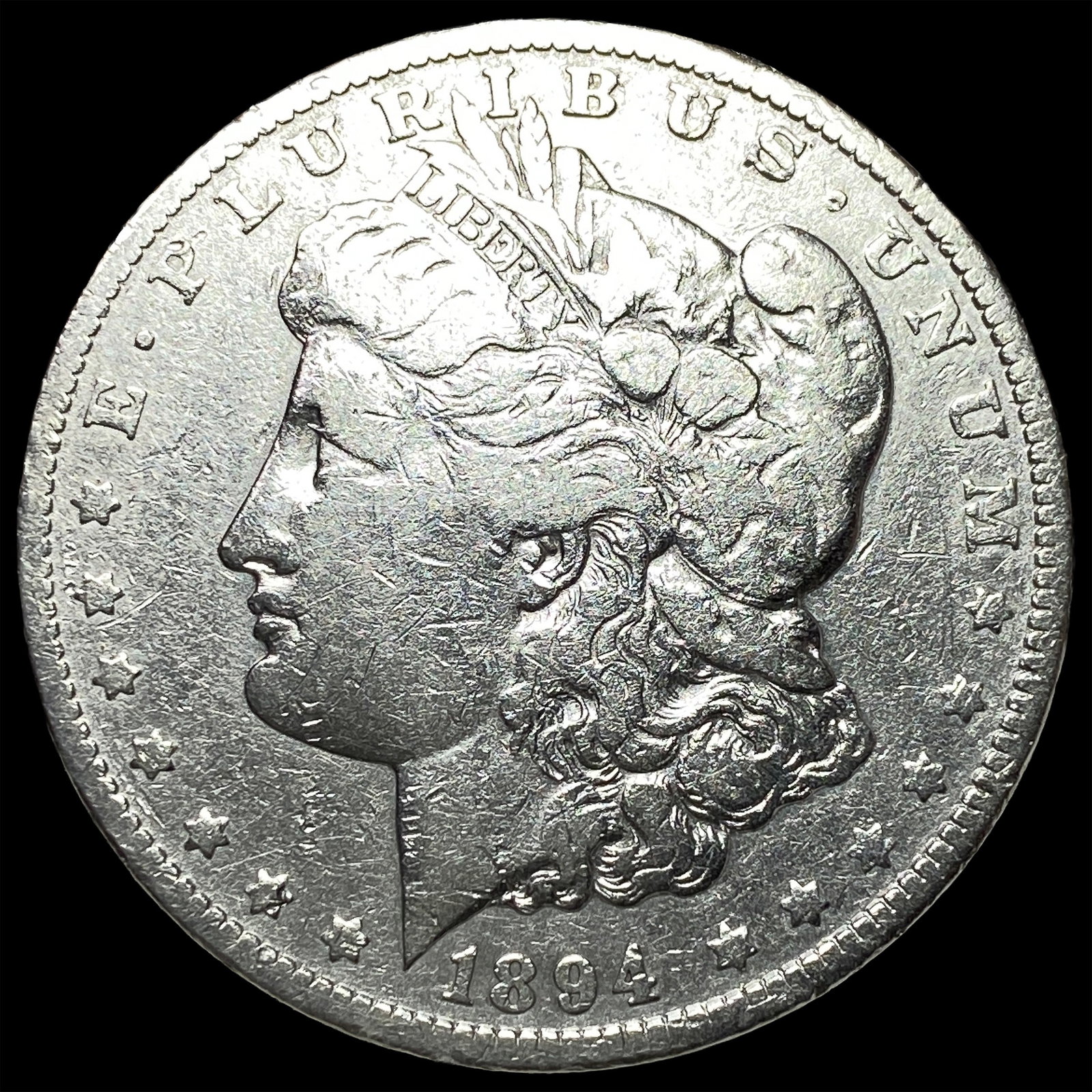 1894-O Morgan Silver Dollar LIGHTLY CIRCULATED: 1894-O Morgan Silver Dollar LIGHTLY CIRCULATED