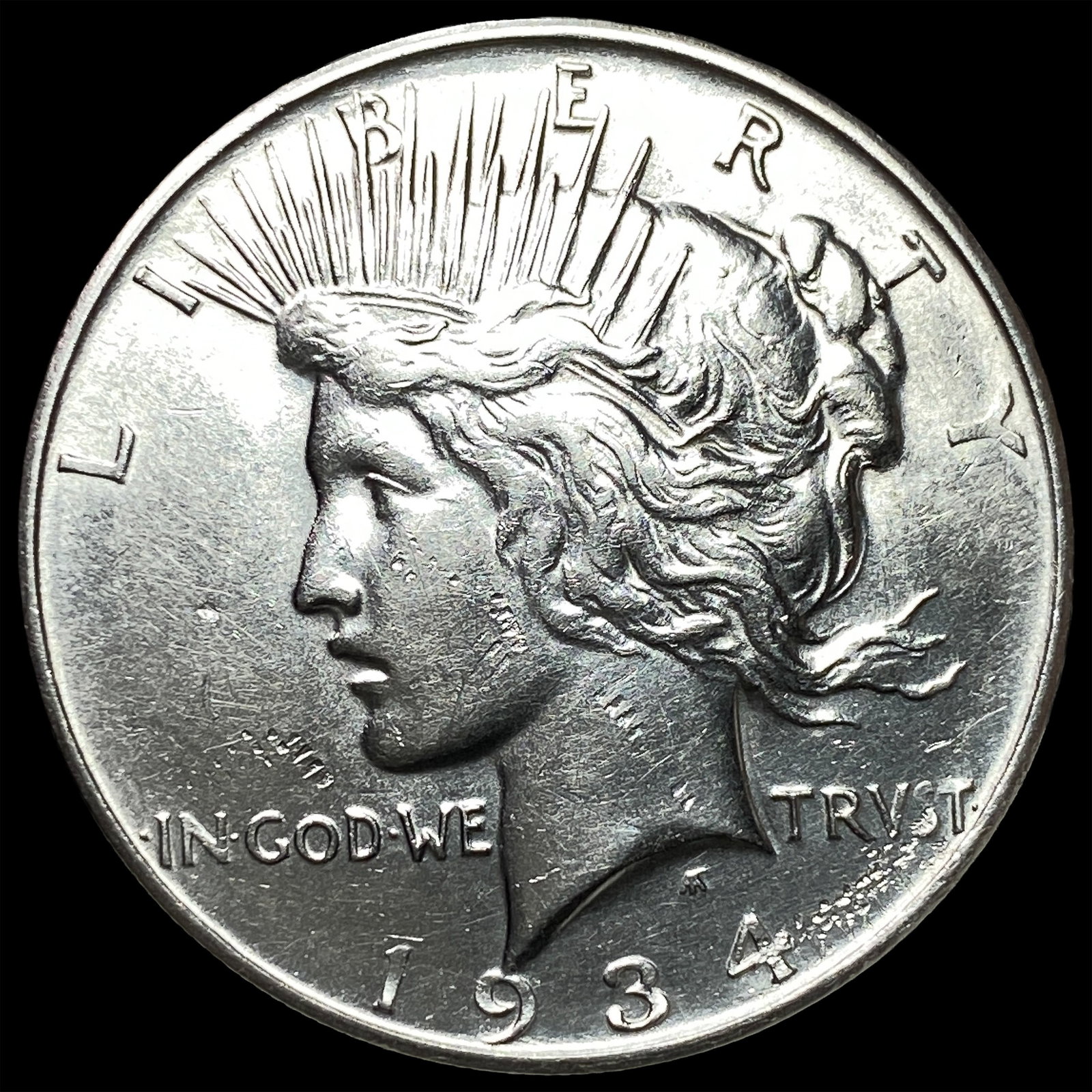 1934-D Silver Peace Dollar UNCIRCULATED: 1934-D Silver Peace Dollar UNCIRCULATED