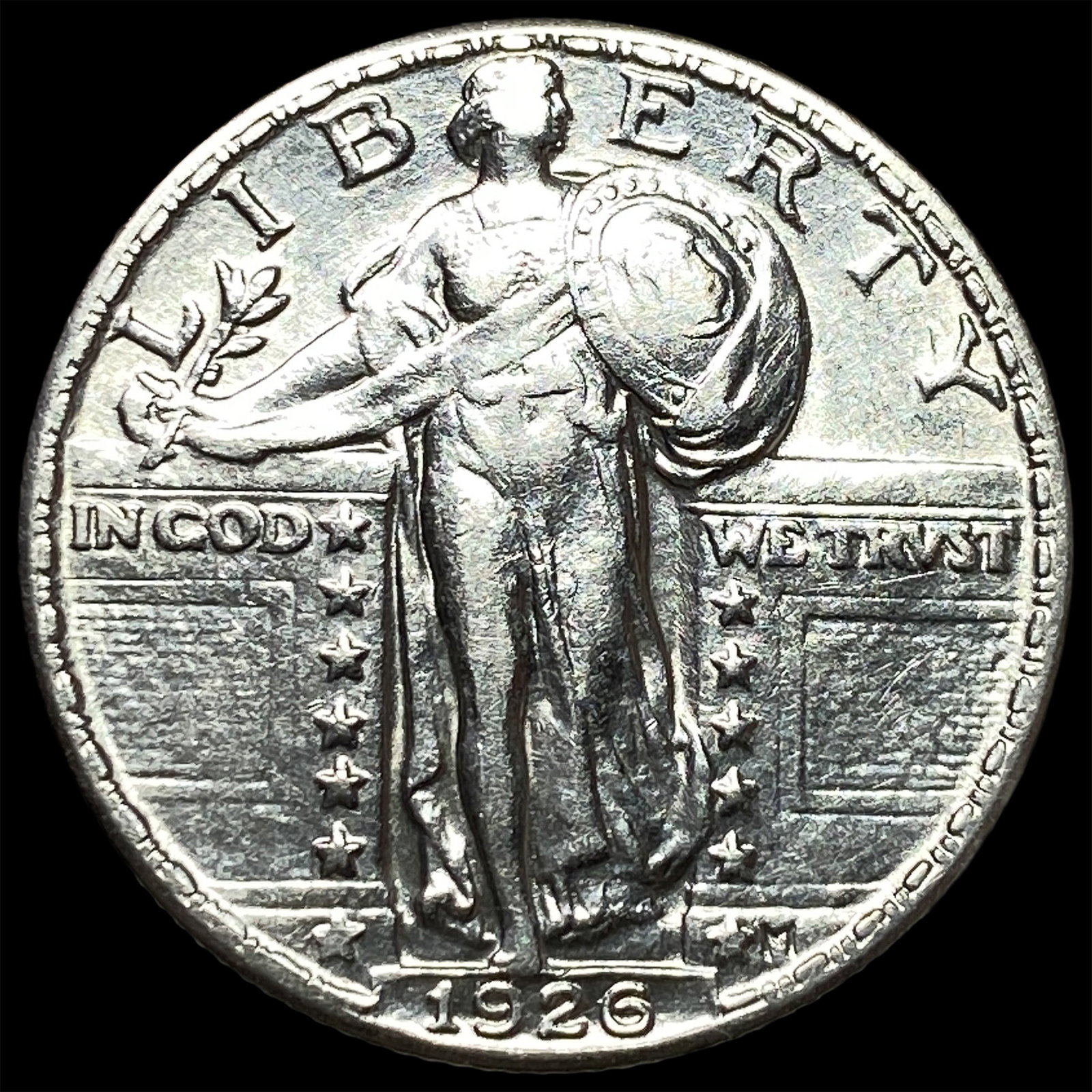 1926 Standing Liberty Quarter CHOICE AU (1 of 2)