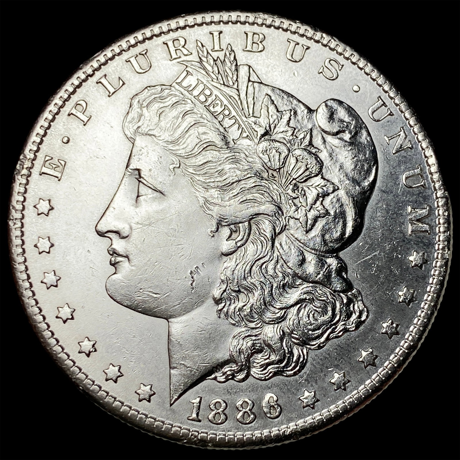 1886-S Silver Morgan Dollar UNCIRCULATED: 1886-S Silver Morgan Dollar UNCIRCULATED