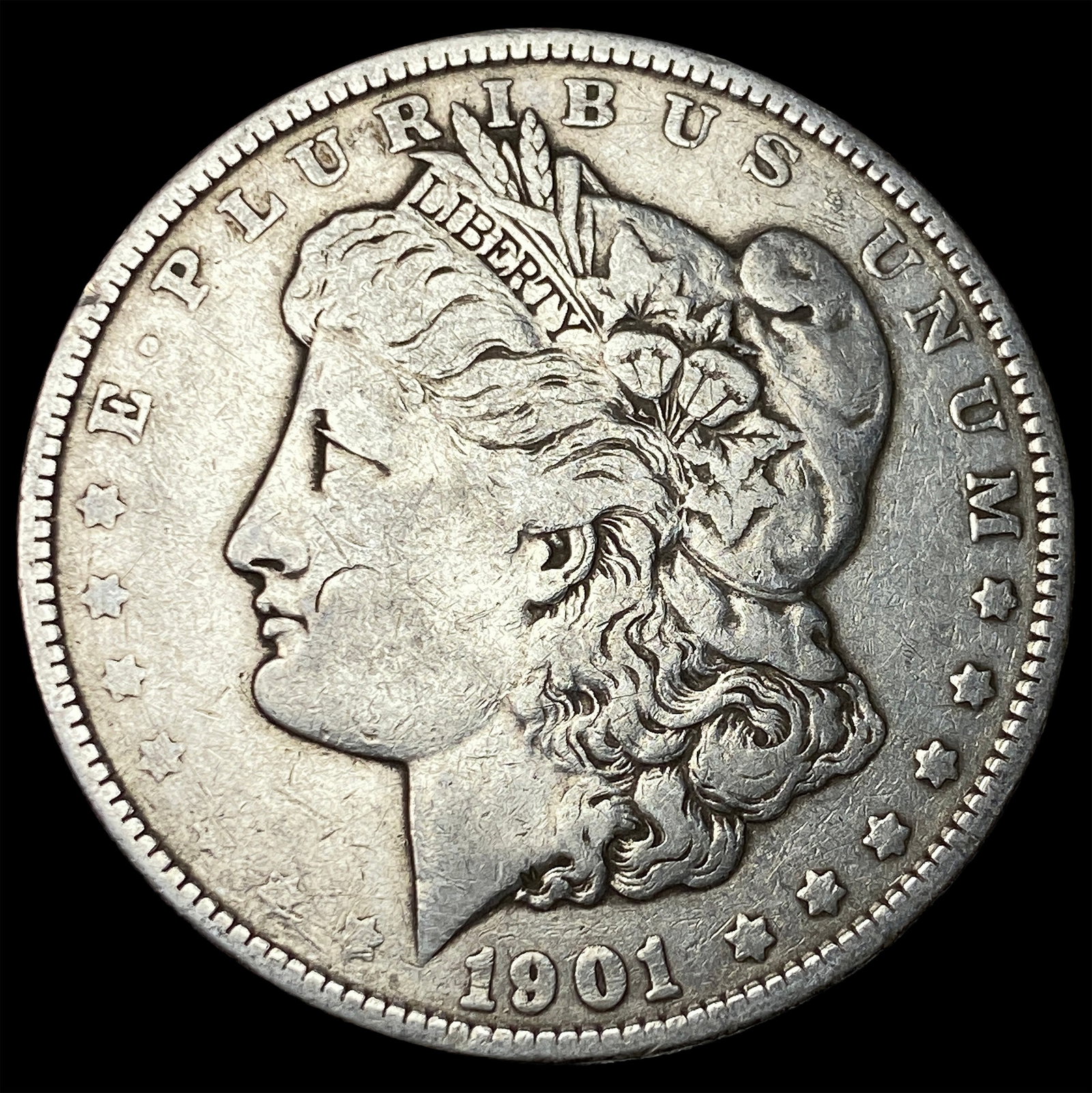 1901 Morgan Silver Dollar LIGHTLY CIRCULATED: 1901 Morgan Silver Dollar LIGHTLY CIRCULATED