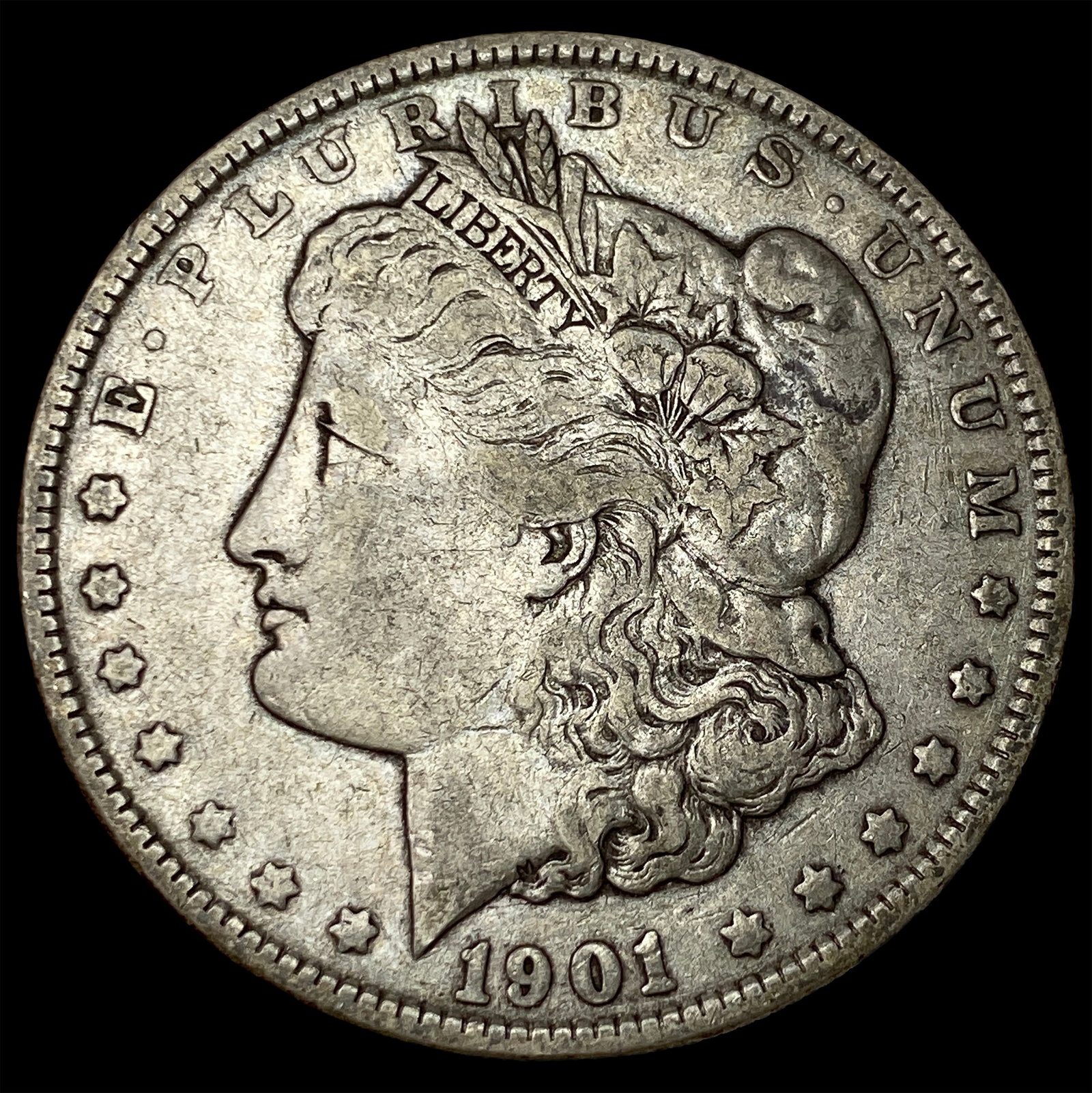 1901 Morgan Silver Dollar LIGHTLY CIRCULATED: 1901 Morgan Silver Dollar LIGHTLY CIRCULATED